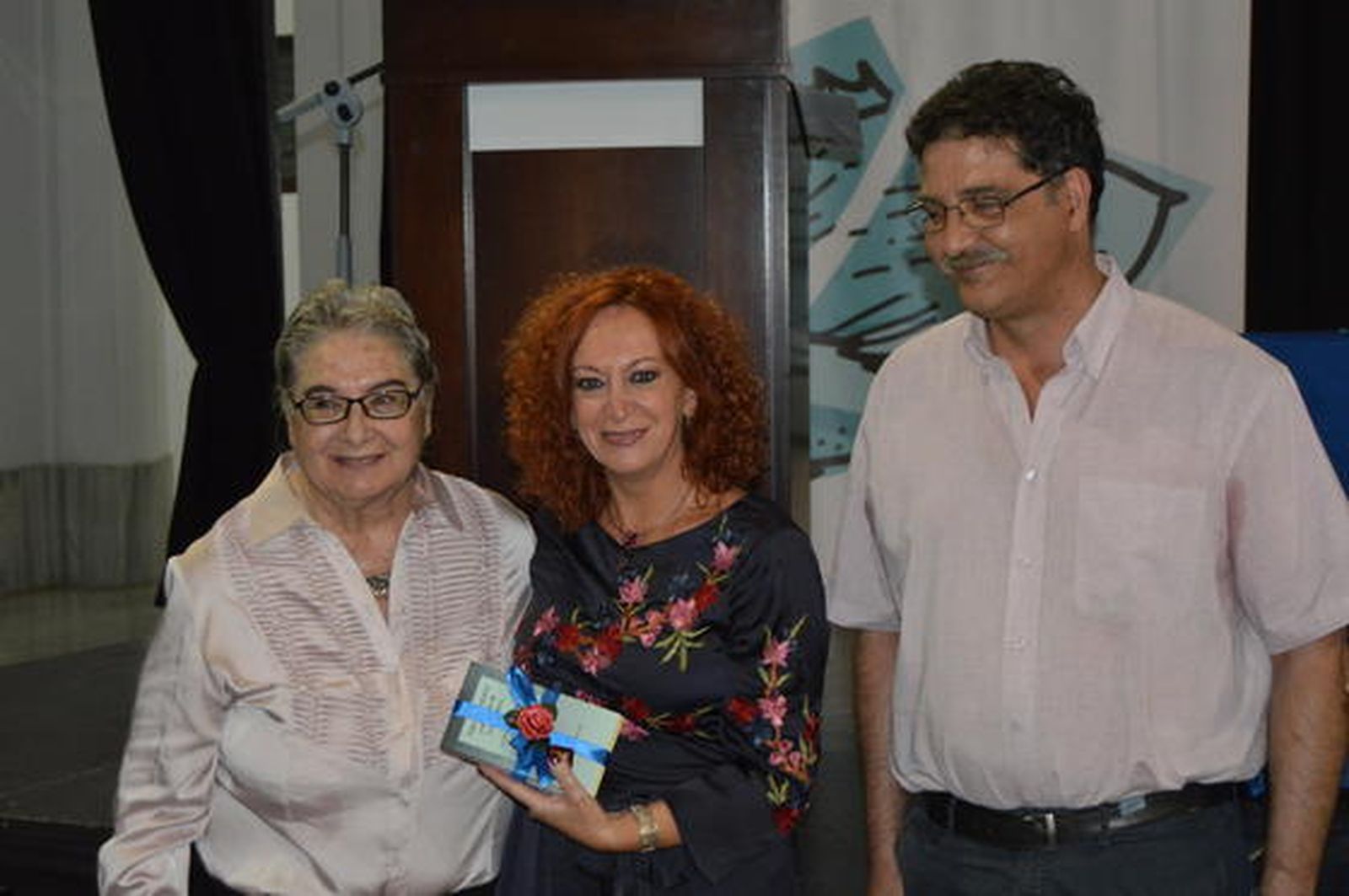Nadia Consolani,  la cantante Inma Márquez y Mauro Quiñones.

Foto: Ignacio Casas de Ciria