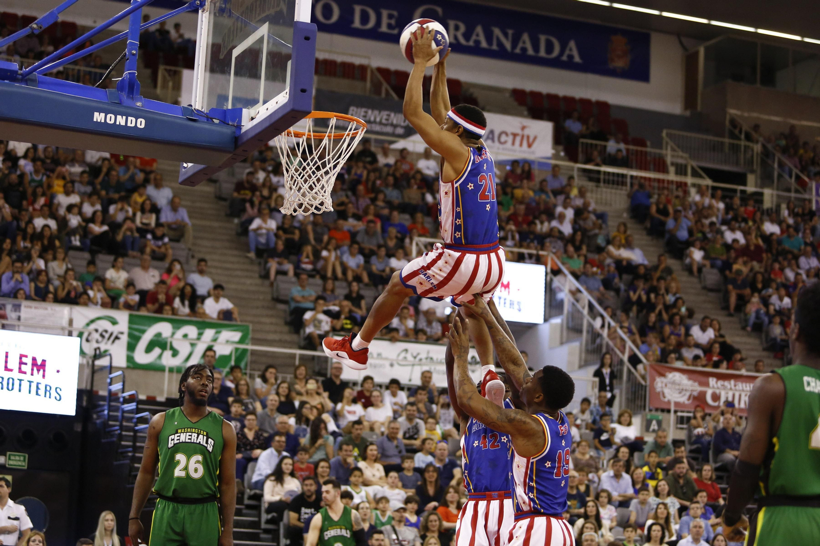 La visita de los Harlem Globetrotters a Málaga cambia de fecha.