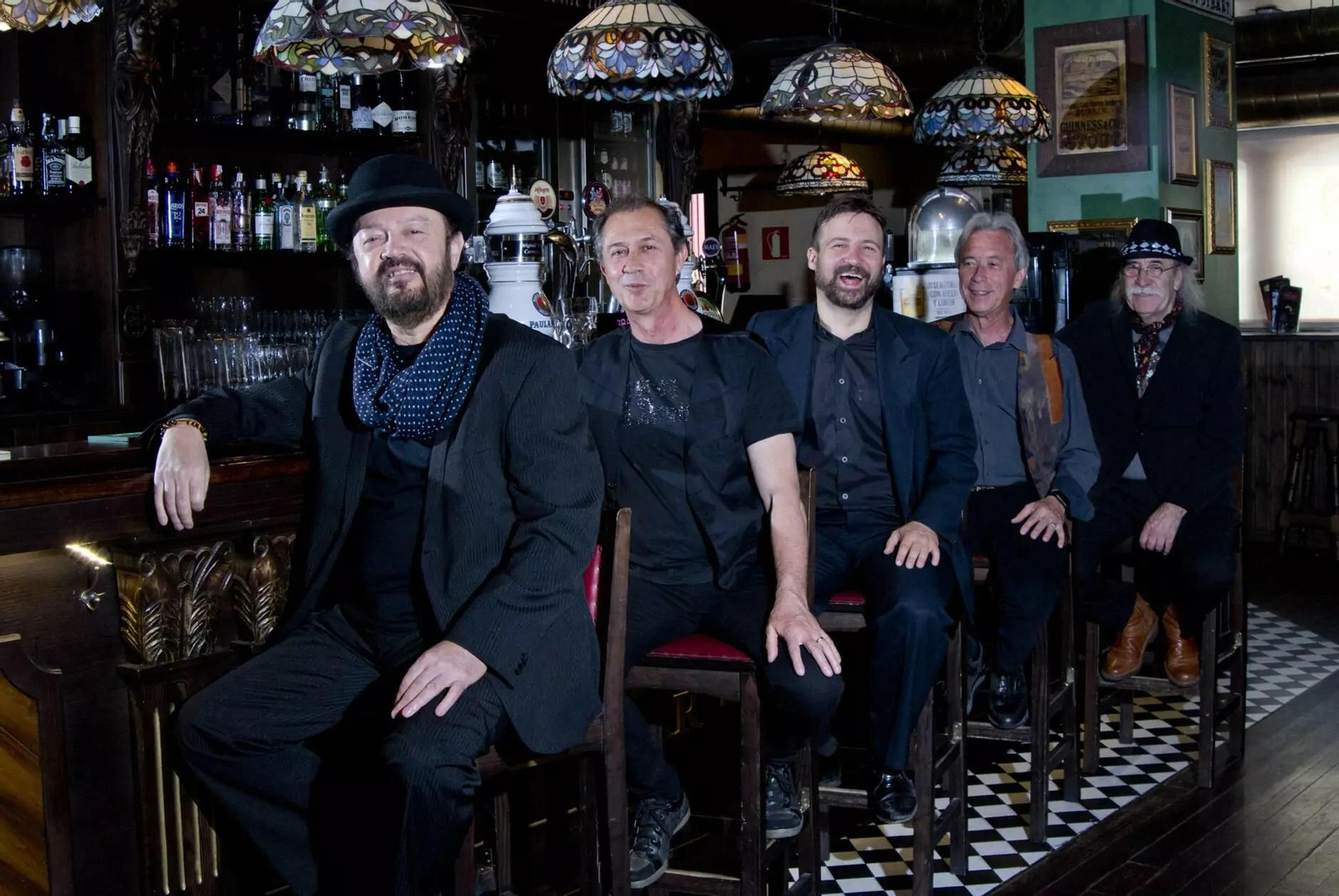 Actual formación de Los Brincos que actuará en Almería.