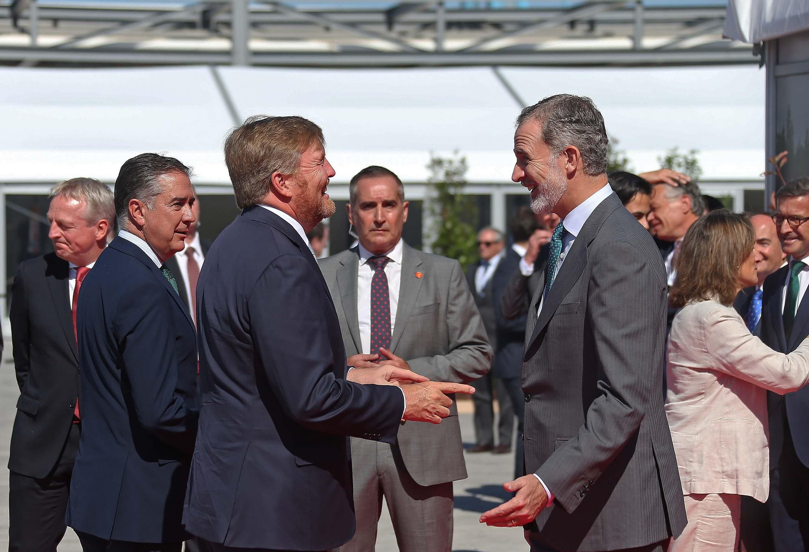 Fotos de la visita de los reyes Felipe VI y Guillermo Alejandro de Países Bajos al puerto de Algeciras Fotos de los reyes Felipe VI y Guillermo Alejandro de Países Bajos al puerto de Algeciras