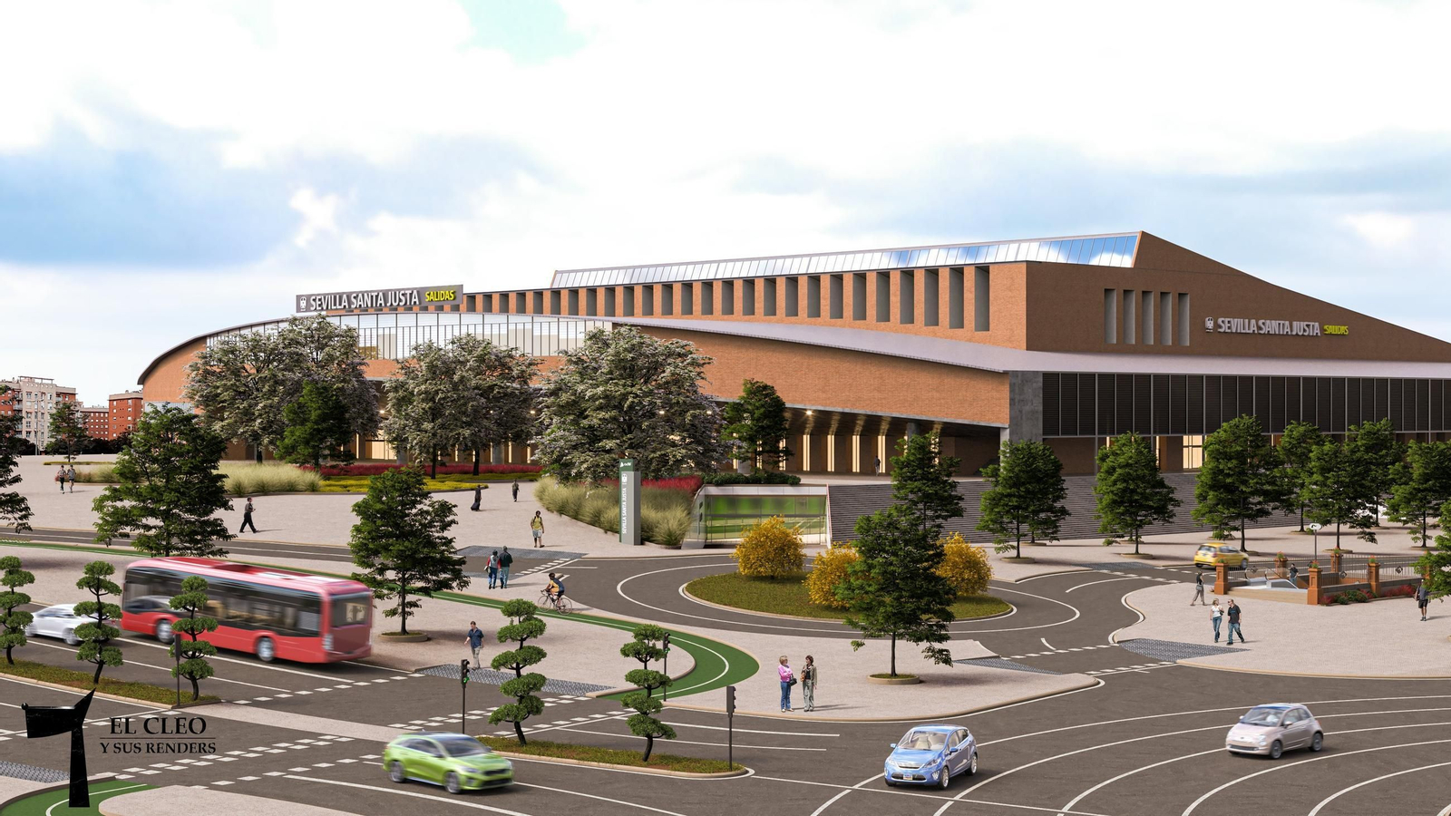 El proyecto para convertir la estación de Santa Justa en un gran intercambiador