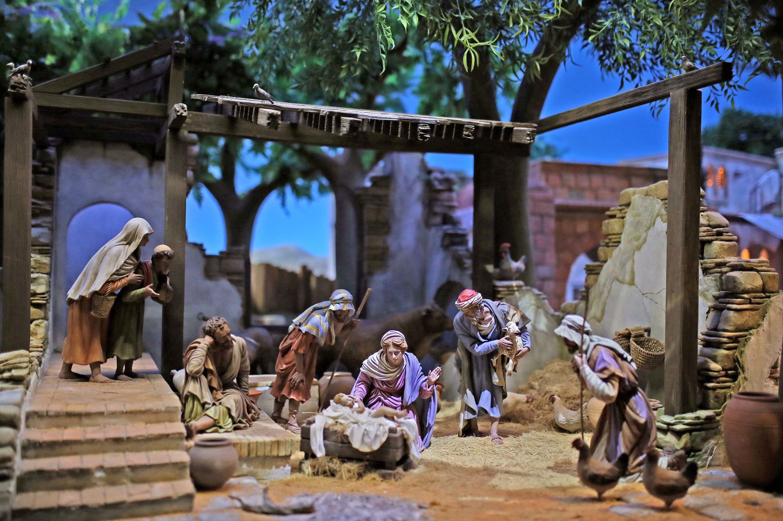 Varios de los Belenes que se pueden visitar los distintos lugares de Jerez