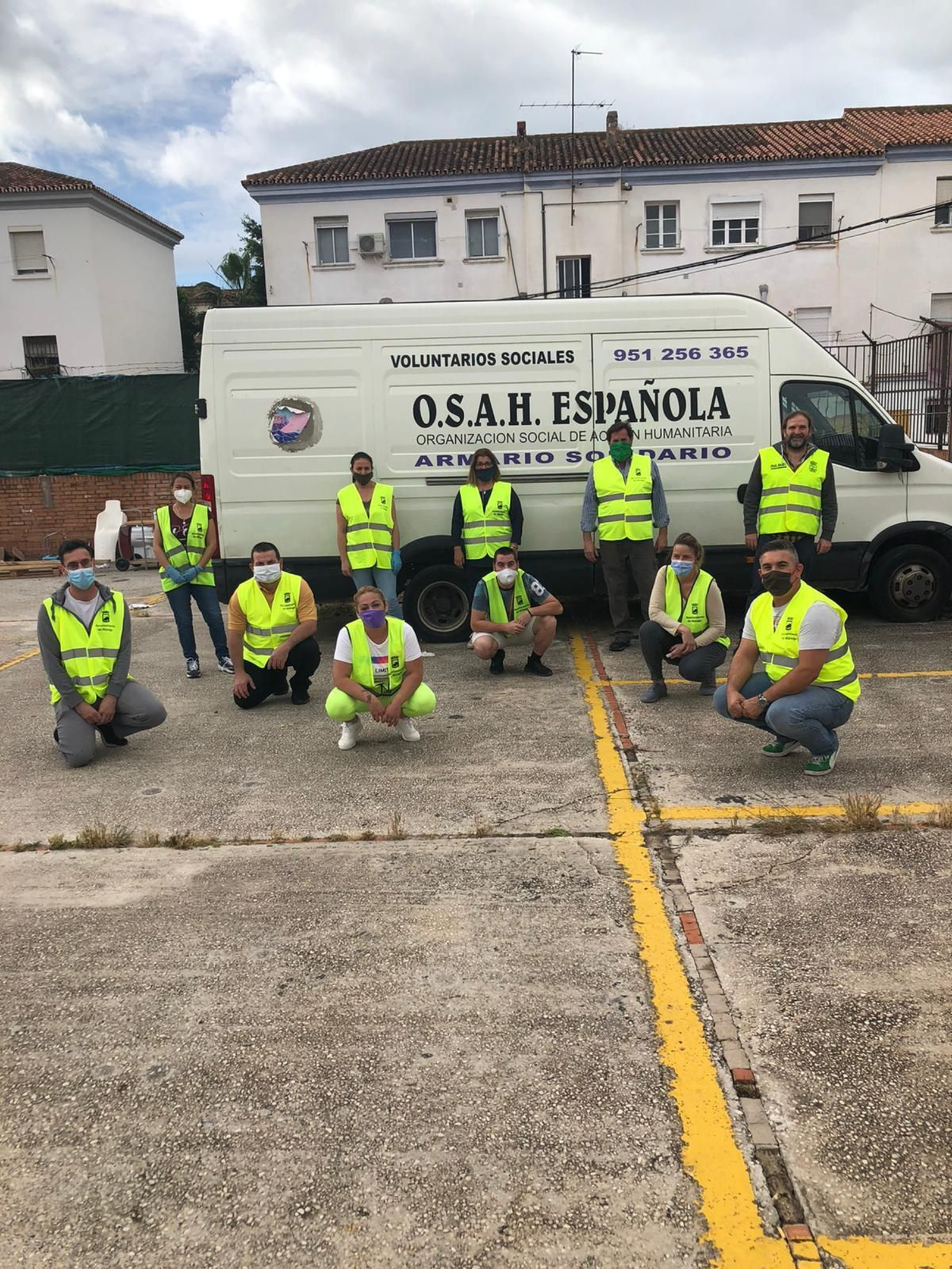 Uno de los grupos de la red voluntarios de OSAH Málaga