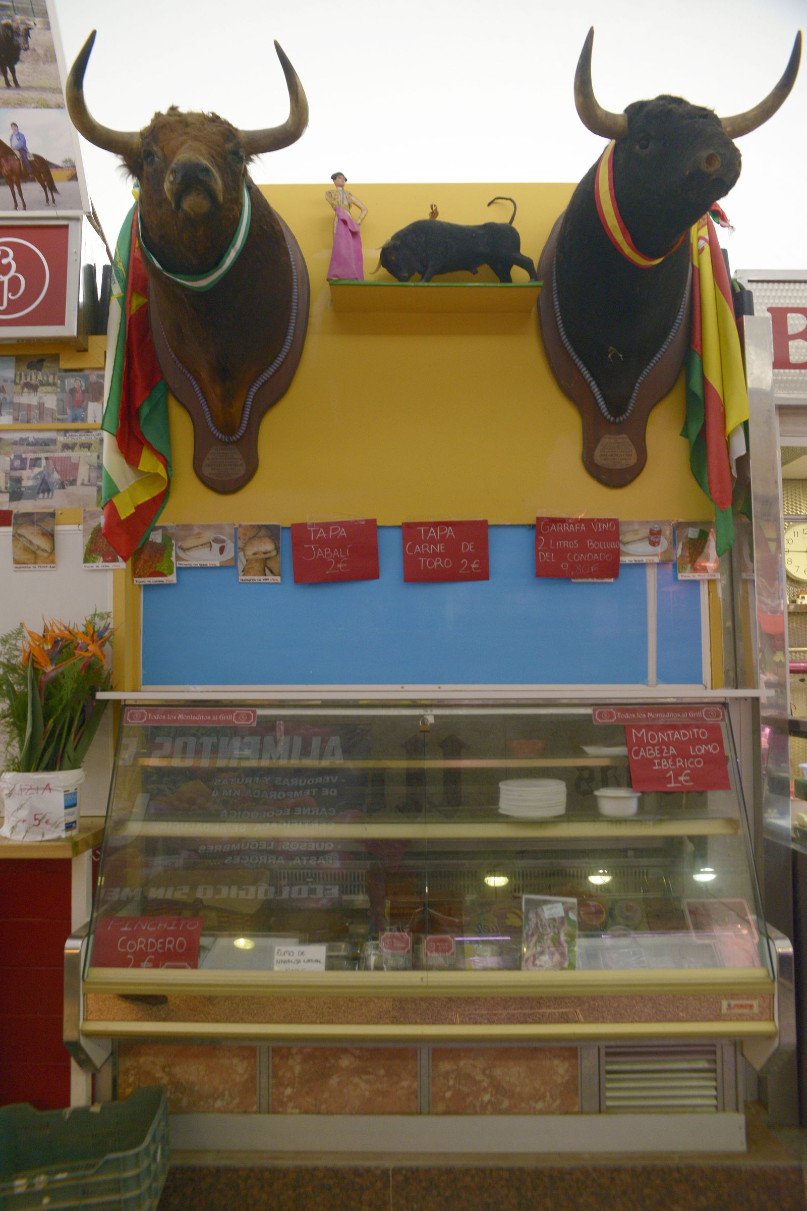 Fotos de los mercados de la comarca en cuarentena