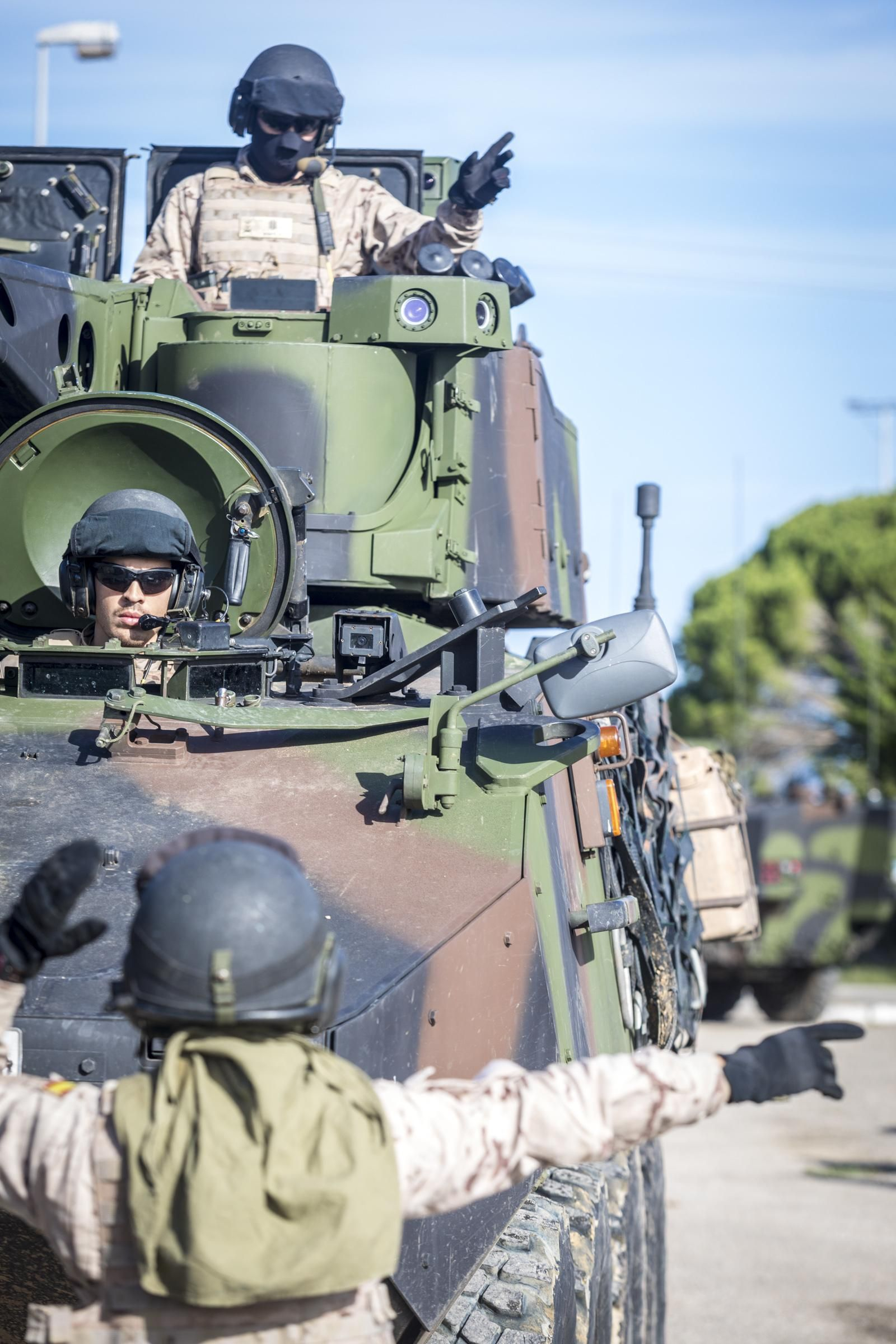 Adiestramiento de Infantería de Marina durante el ejercicio FTX-FIM 18 en la base de Rota