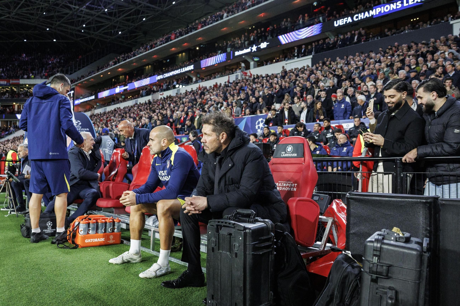 Las imágenes del PSV Eindhoven-Atlético de Madrid