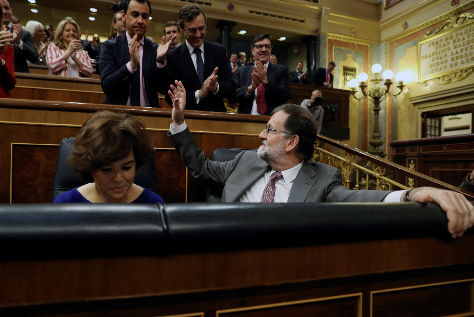 Rajoy en el Congreso. Rajoy en el Congreso.