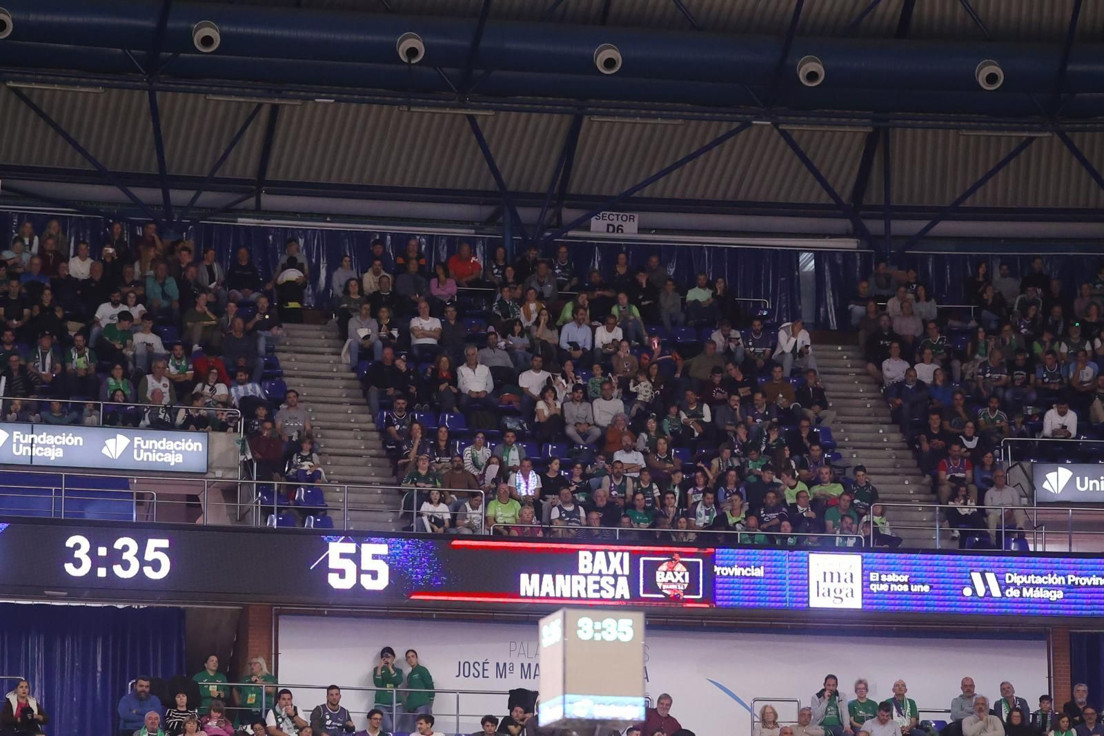 El Unicaja-Baxi Manresa, en fotos