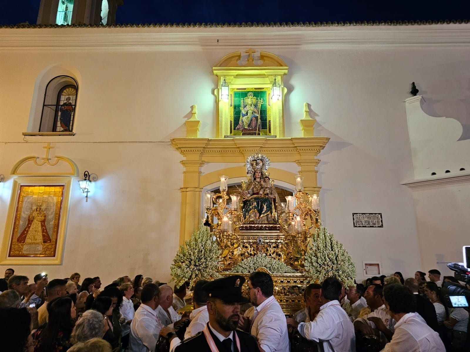 Procesión de la Virgen de Consolación en Cartaya.