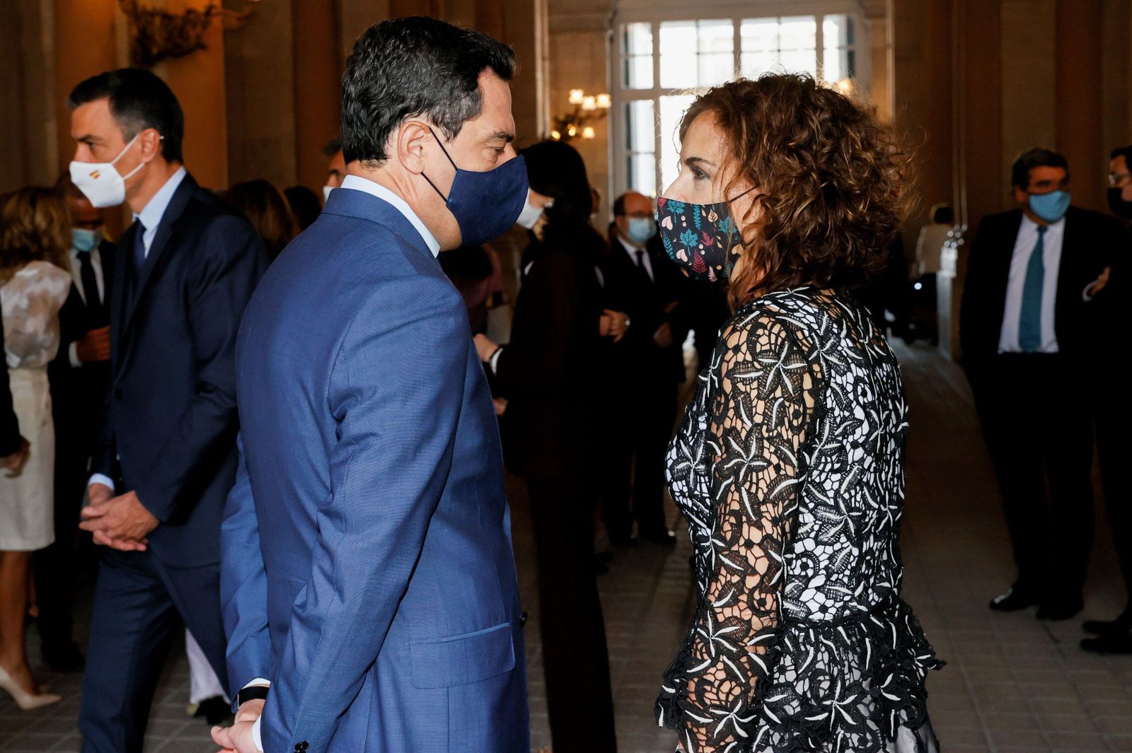 Juanma Moreno y María Jesús Montero, en un evento reciente