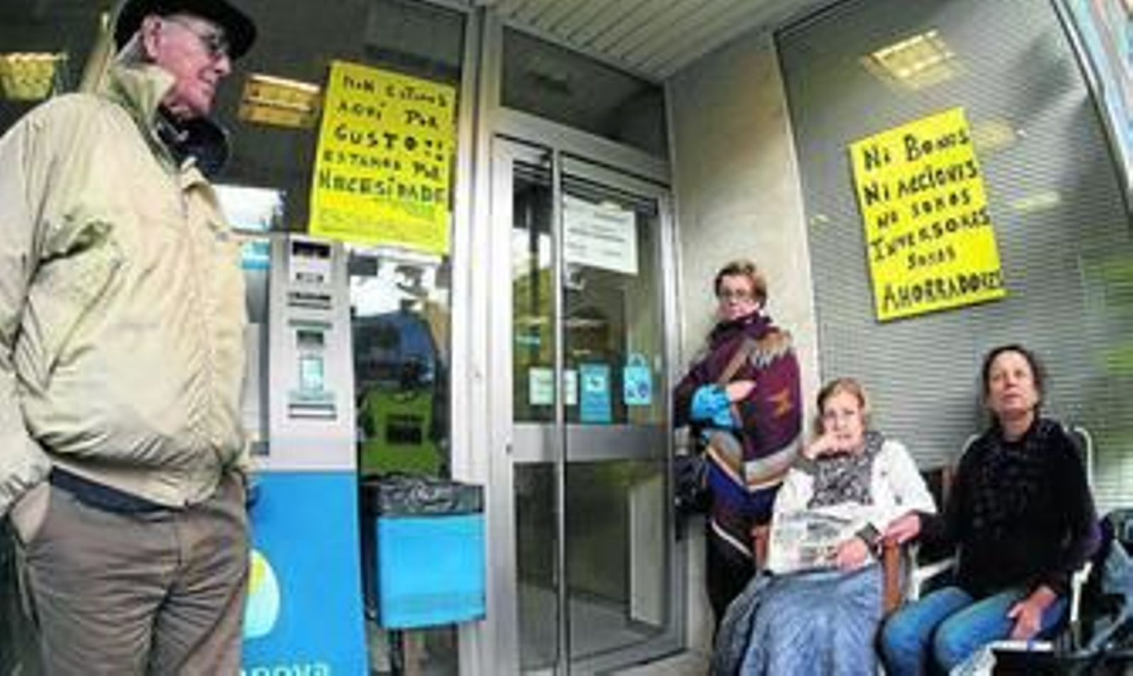 Imagen de una de las protestas contra Bankia.