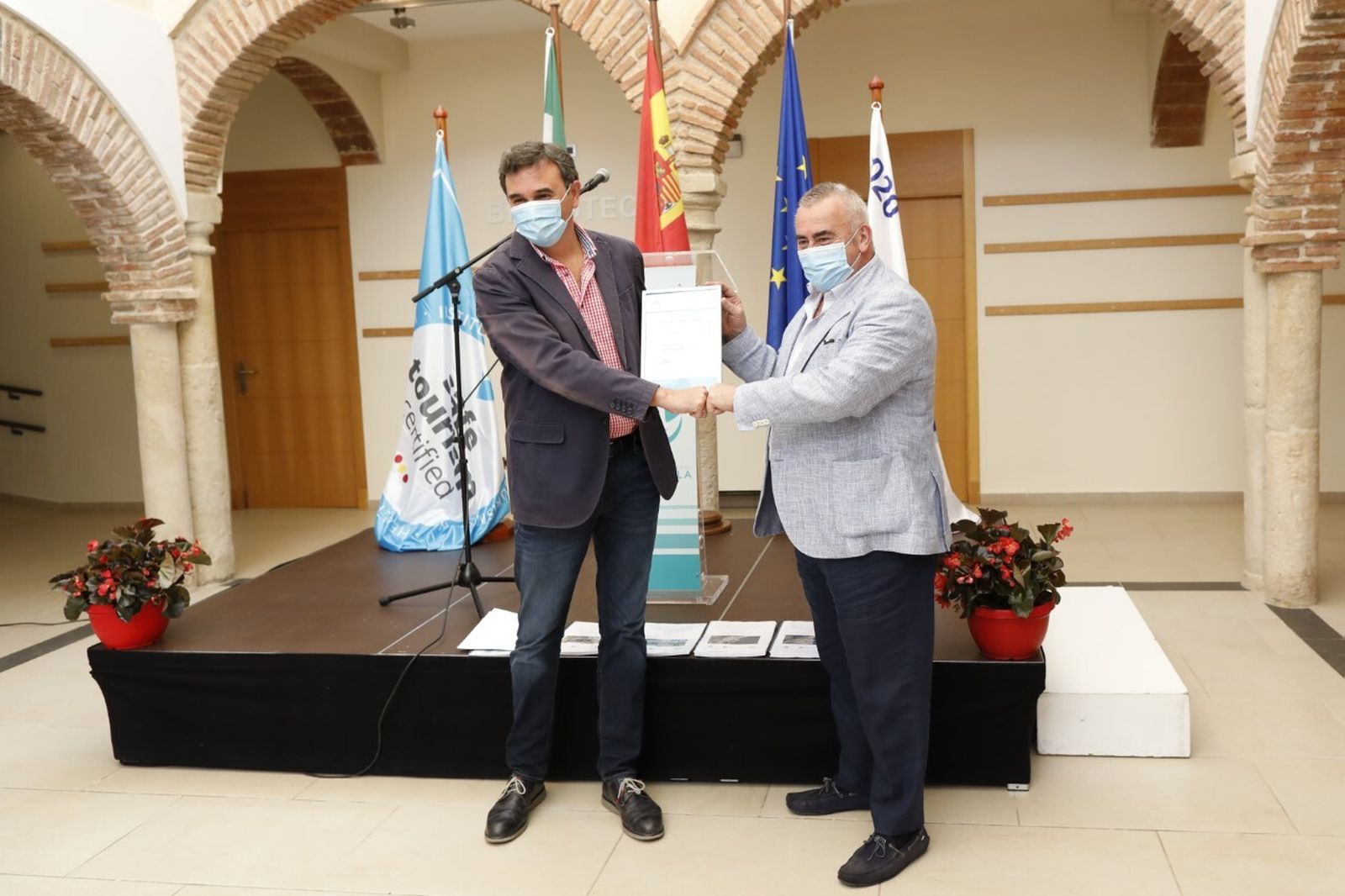 Presentación del sello de turismo seguro en espacios públicos