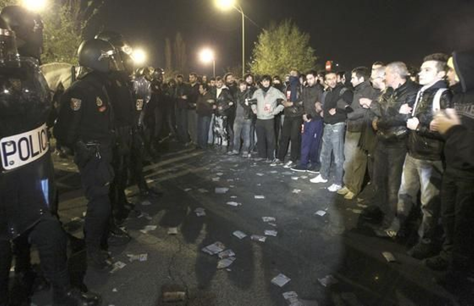 Jornada de la huelga general en Madrid.

Foto: EFE