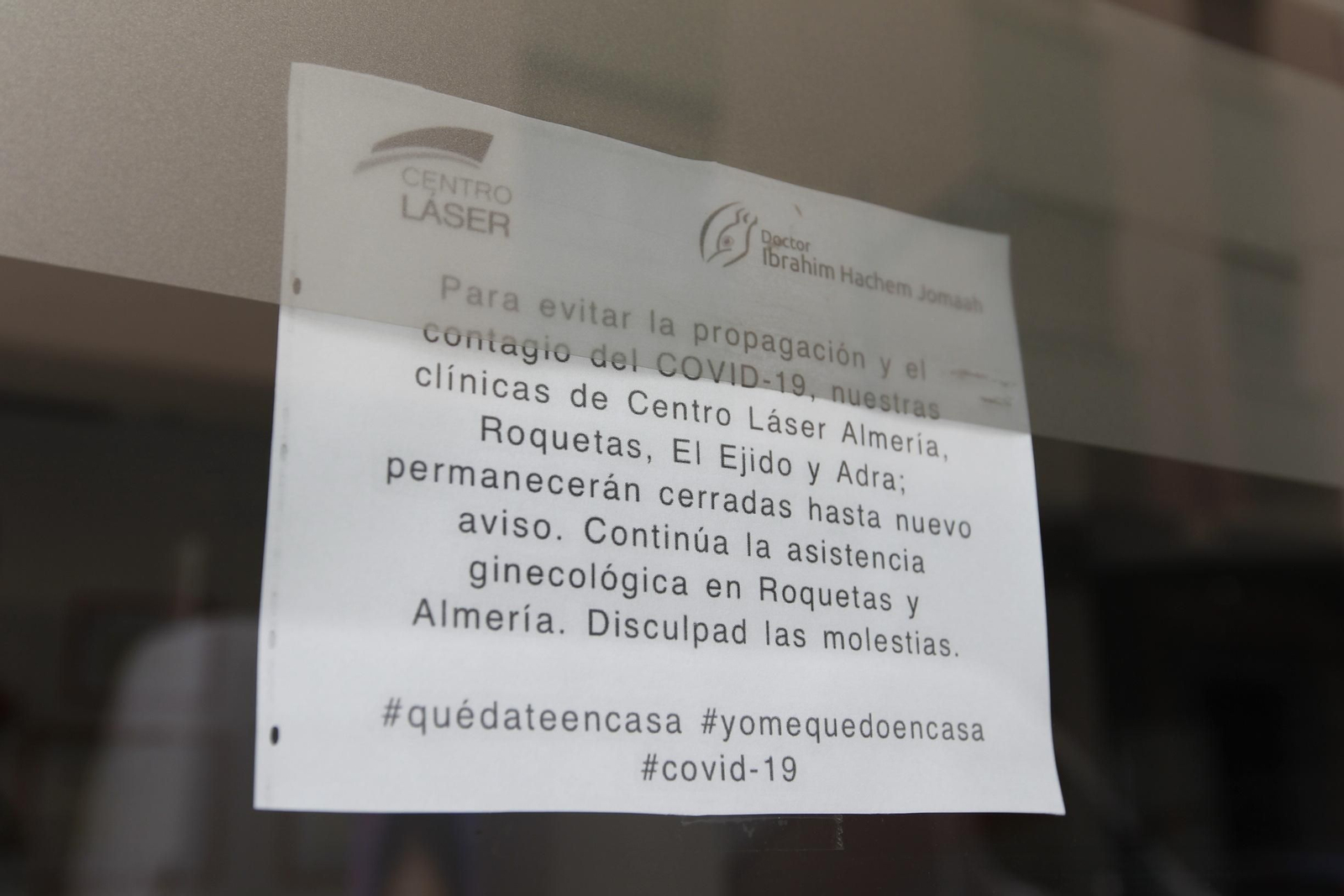 Fotogalería coronavirus COVID-19 en Almería