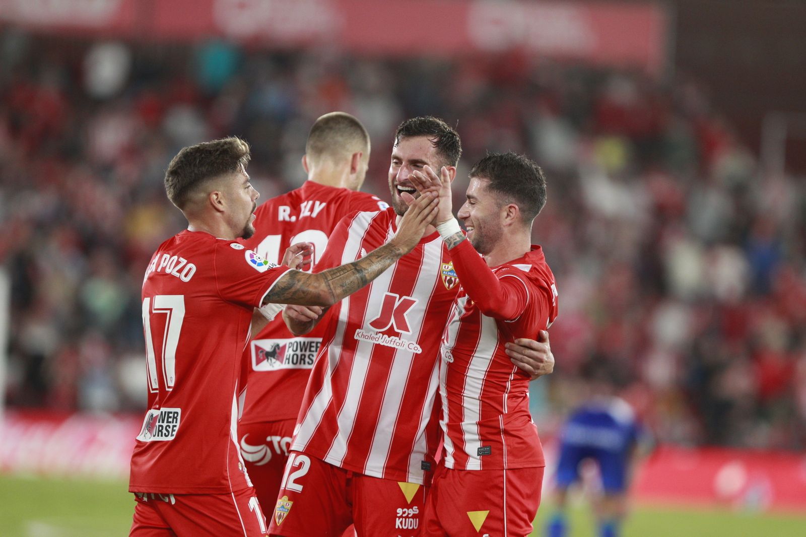 Imágenes del partido de fútbol U.D. Almería-Getafe C.F.