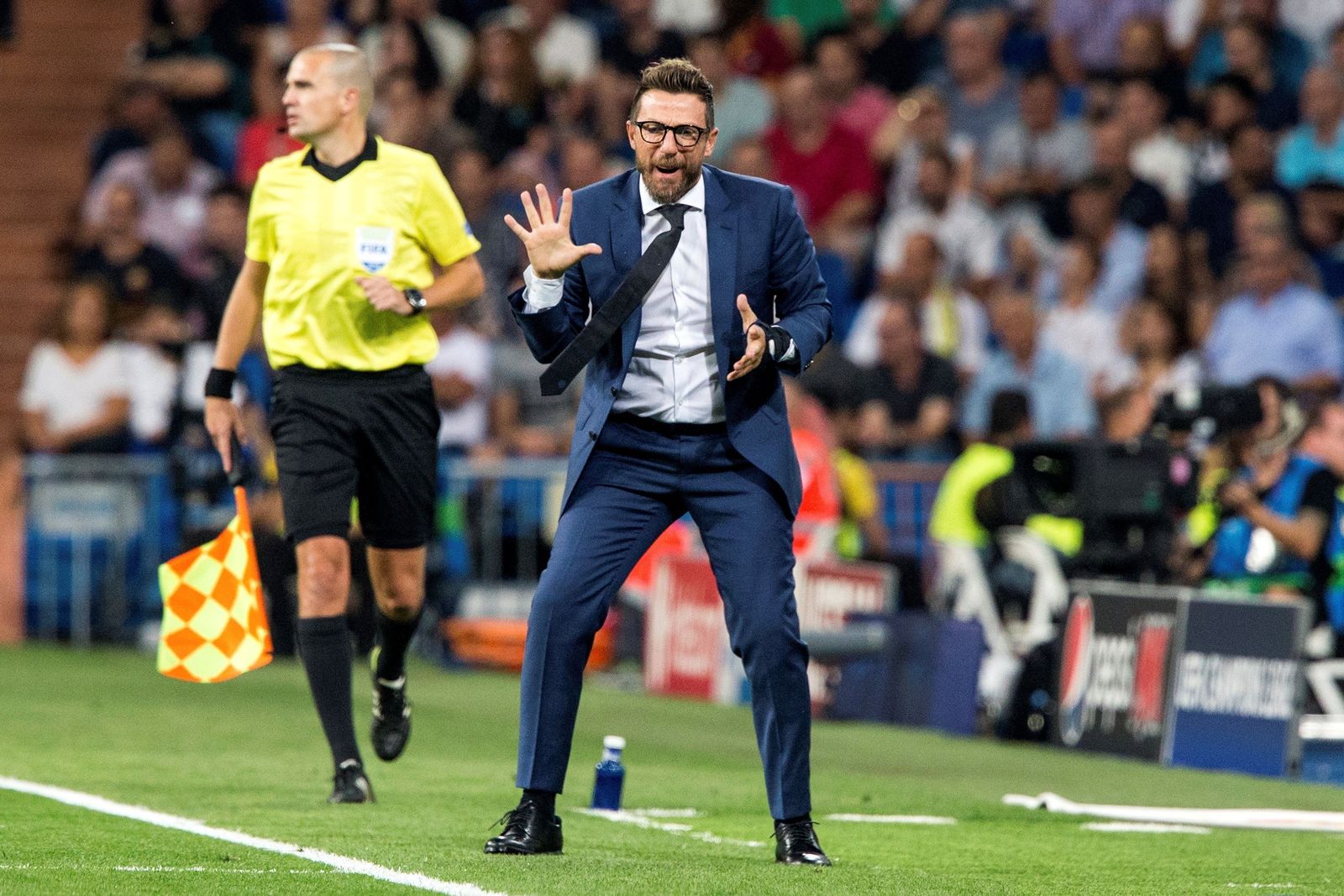 El Real Madrid-Roma, en imágenes