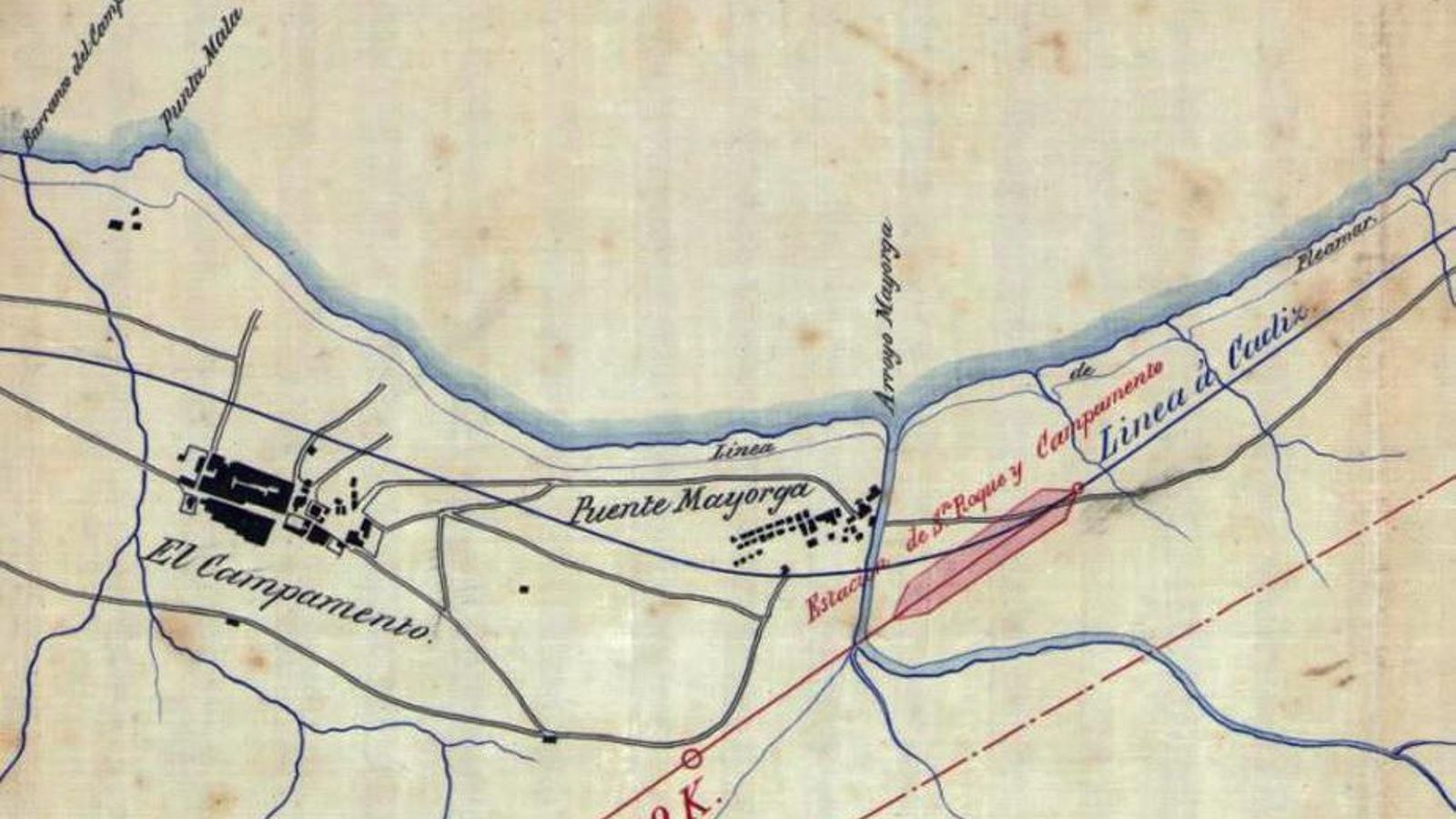 Proyecto reformado del ferrocarril Málaga- Campamento. Trazado final en el Campo de Gibraltar y unión con la línea Campamento-Cádiz. Proyecto reformado del ferrocarril Málaga- Campamento. Trazado final en el Campo de Gibraltar y unión con la línea Campamento-Cádiz.