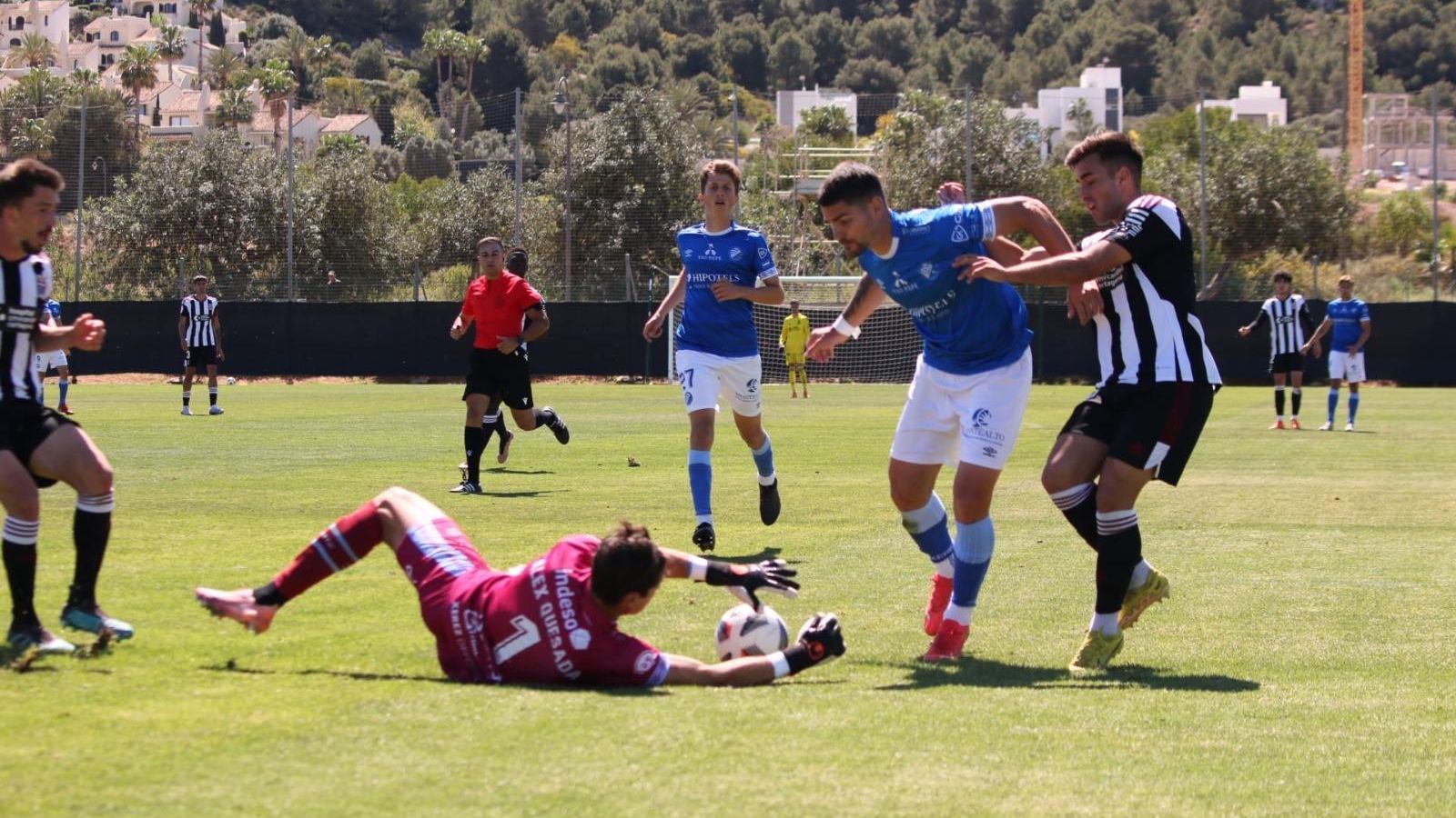 Quesada recuperó la titularidad por la lesión de Antonio Miguel y estuvo acertado.