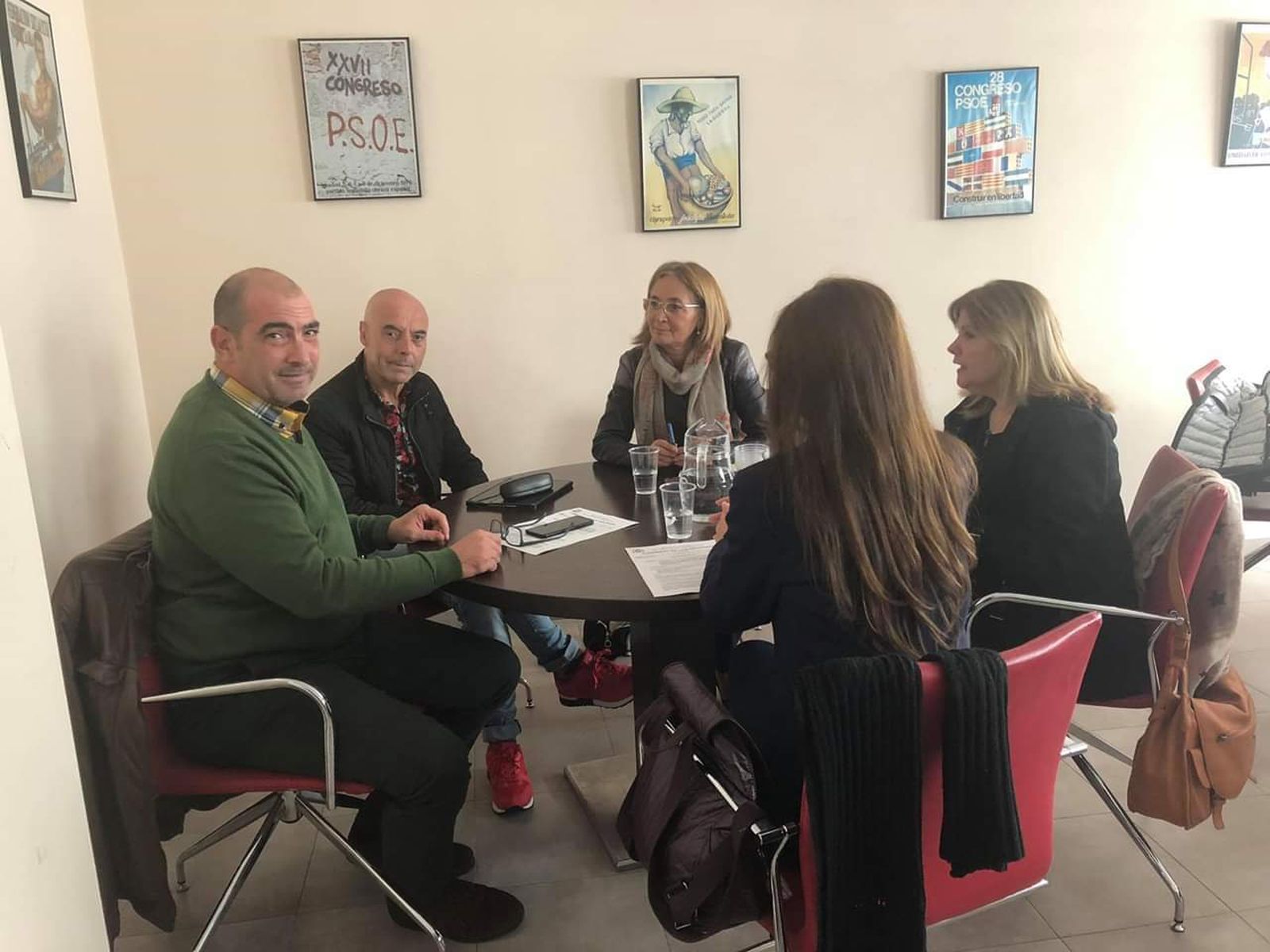 De izquierda a derecha: Alfonso Cárdenas, Antonio Hurtado, María José Fernández y Carmen Lorente