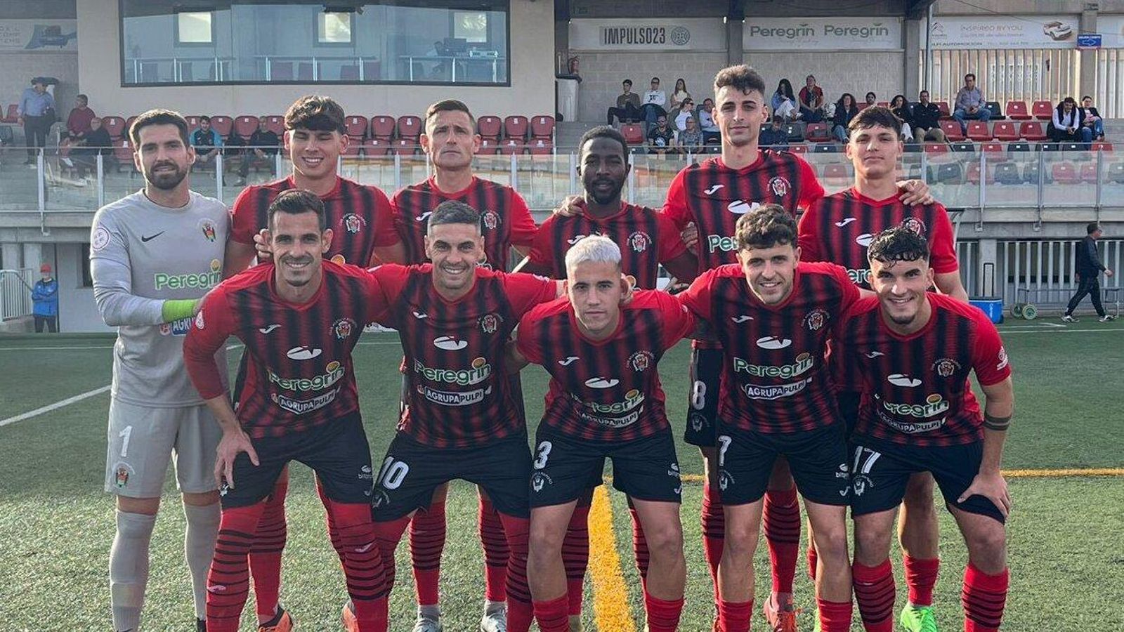 Once presentado por el Atlético Pulpileño en un encuentro de esta temporada.