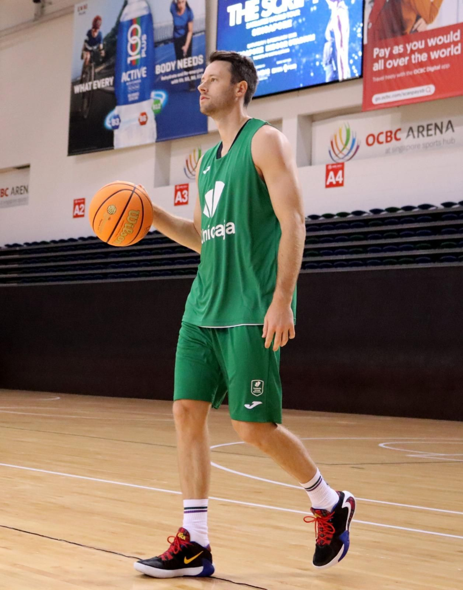 El Unicaja, el año pasado en Singapur.
