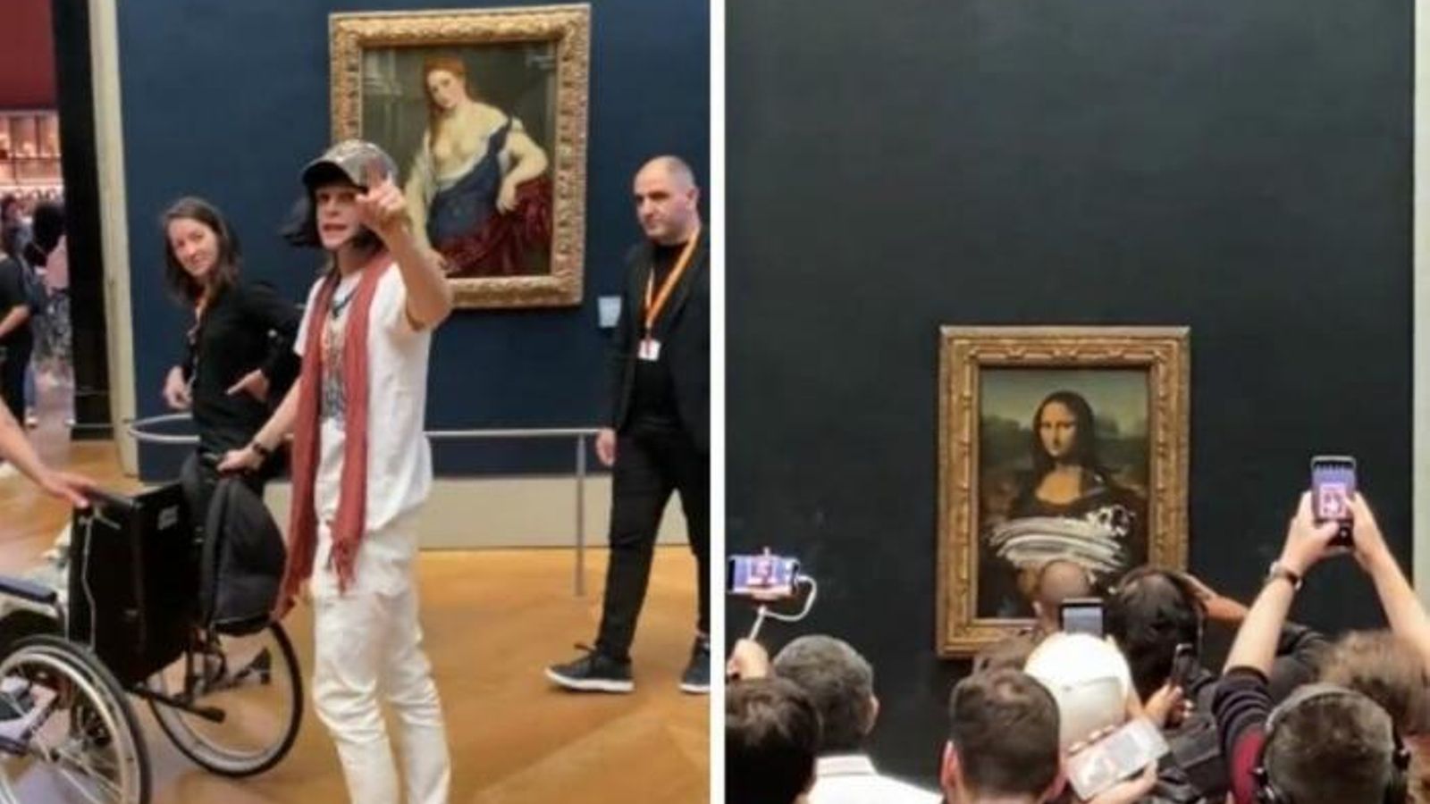 El joven que ha tirado la tarta