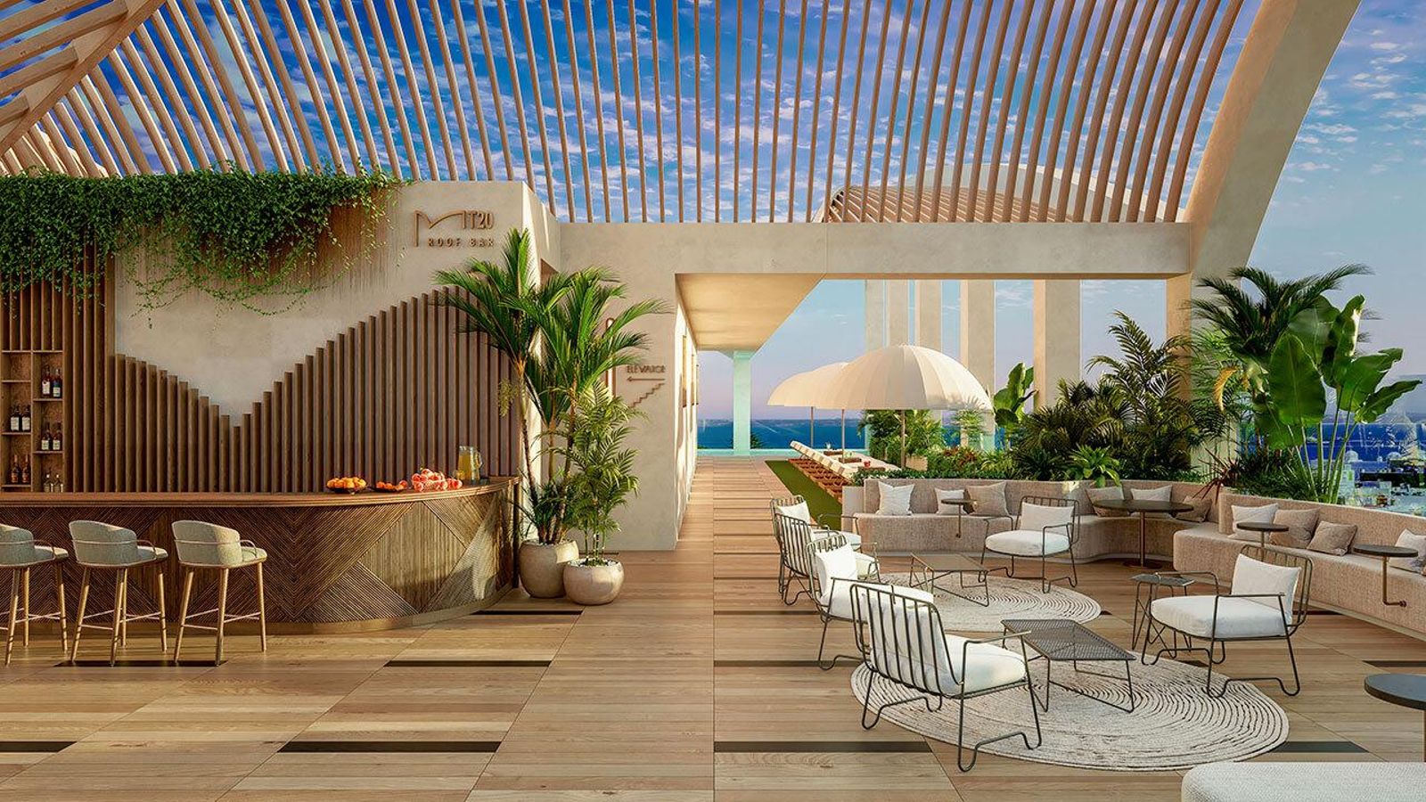 Otra imagen de la zona de la azotea.