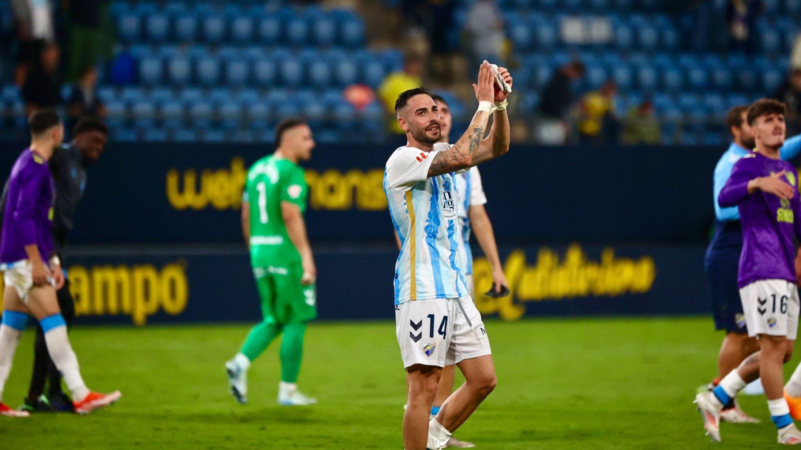 El Cádiz - Málaga CF, en fotos