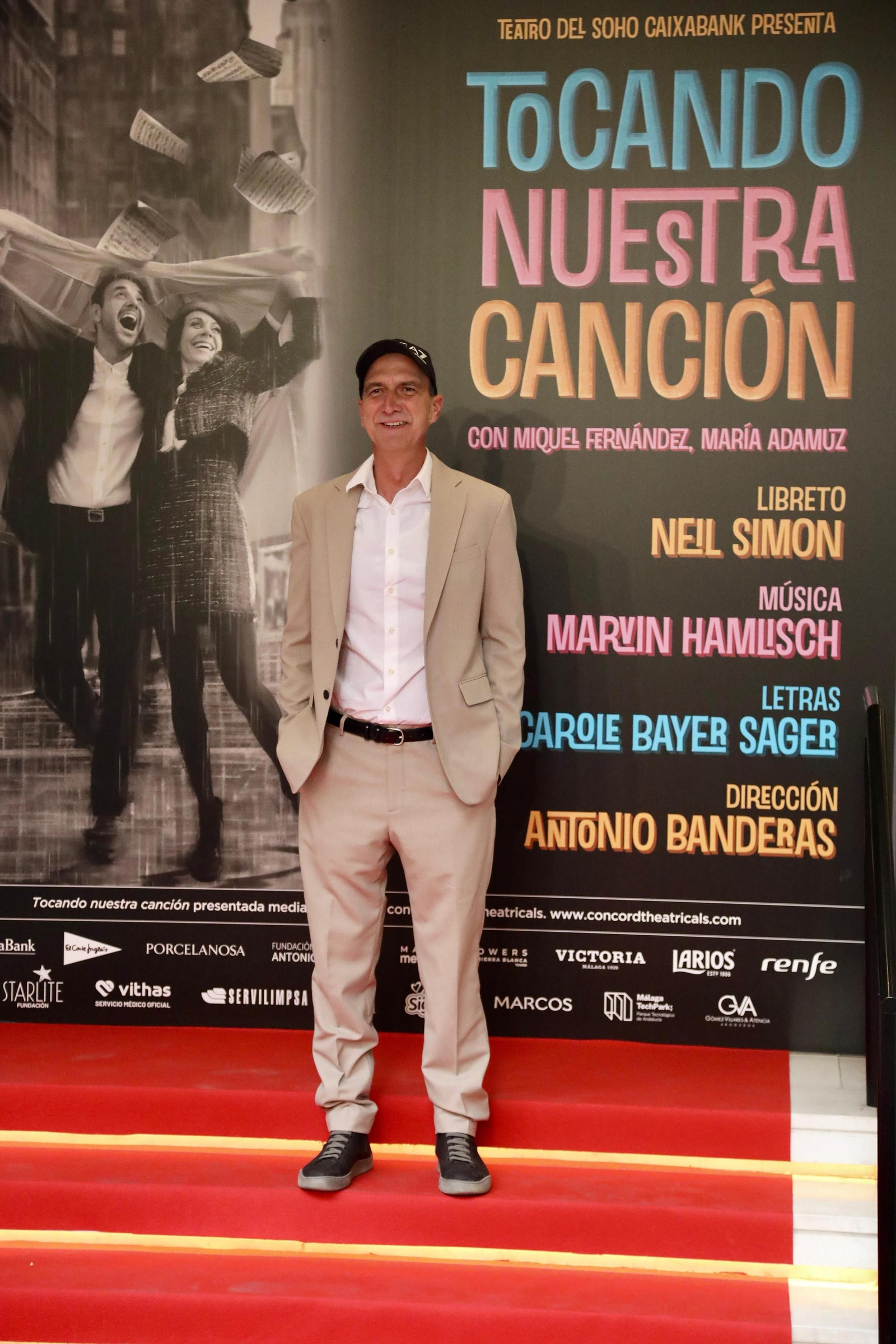 El estreno de 'Tocando nuestra canción', el nuevo musical de Antonio Banderas, en fotos