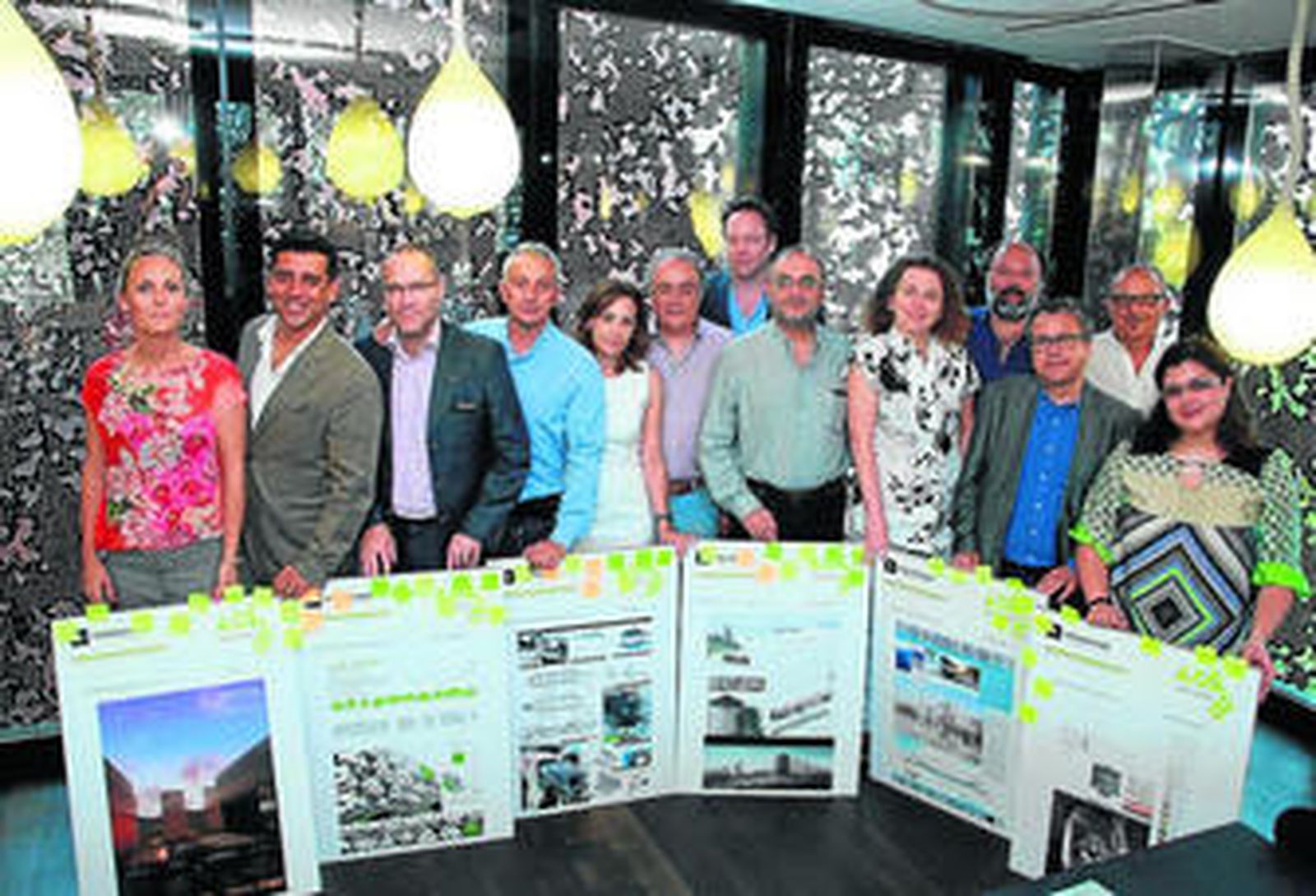 Imagen con los premiados en este concurso que organiza Grupo Cosentino.