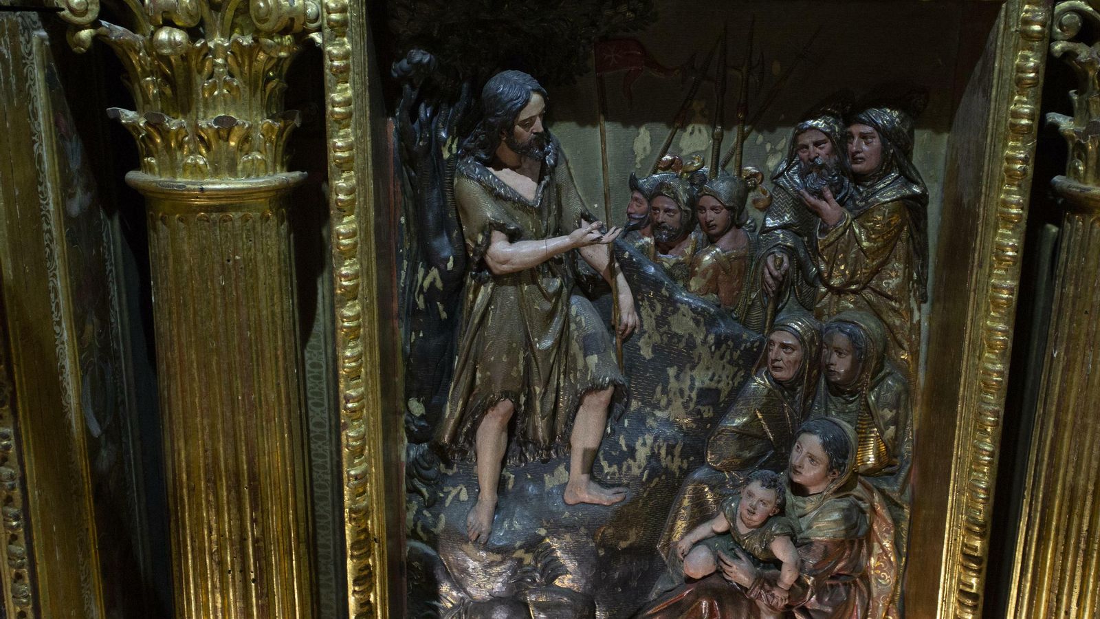 Escena de la Predicación.