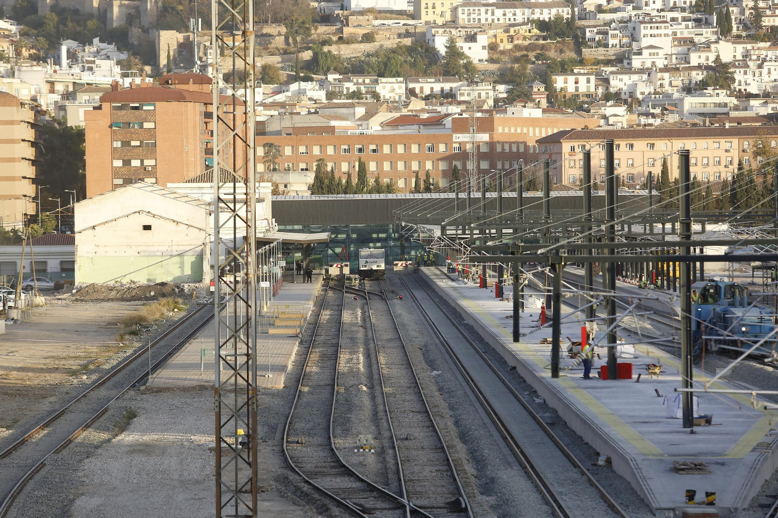 Las imágenes de las obras del AVE