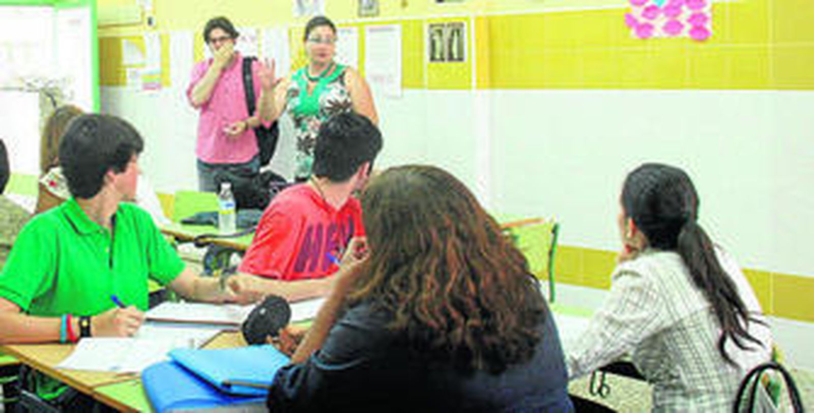 Un grupo de italiano en el curso pasado.