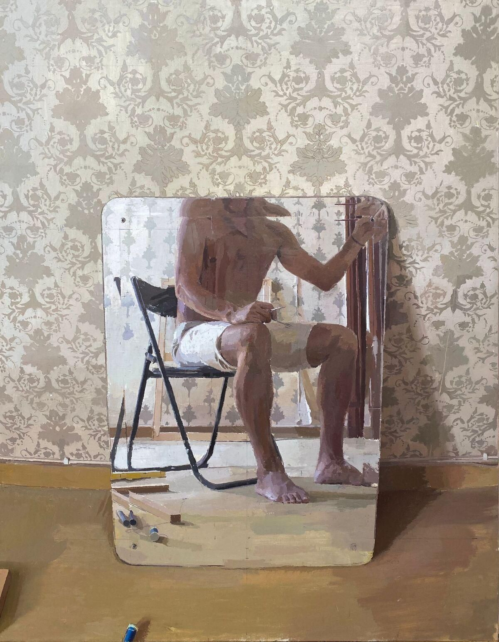 'Autorretrato a contraluz' de Eduardo-Millán.