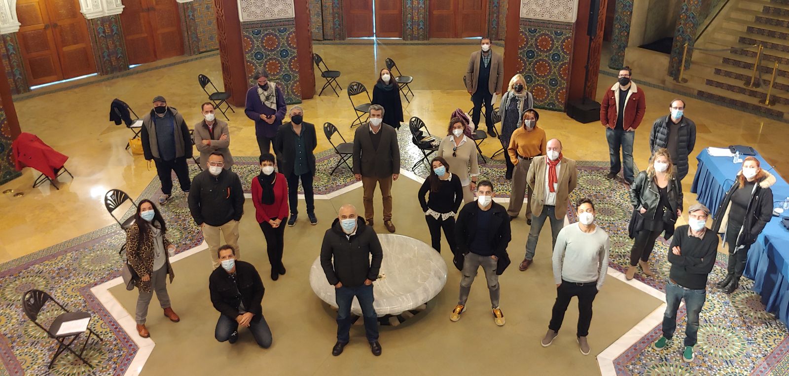 Participantes en el V Encuentro sobre dramaturgia andaluza