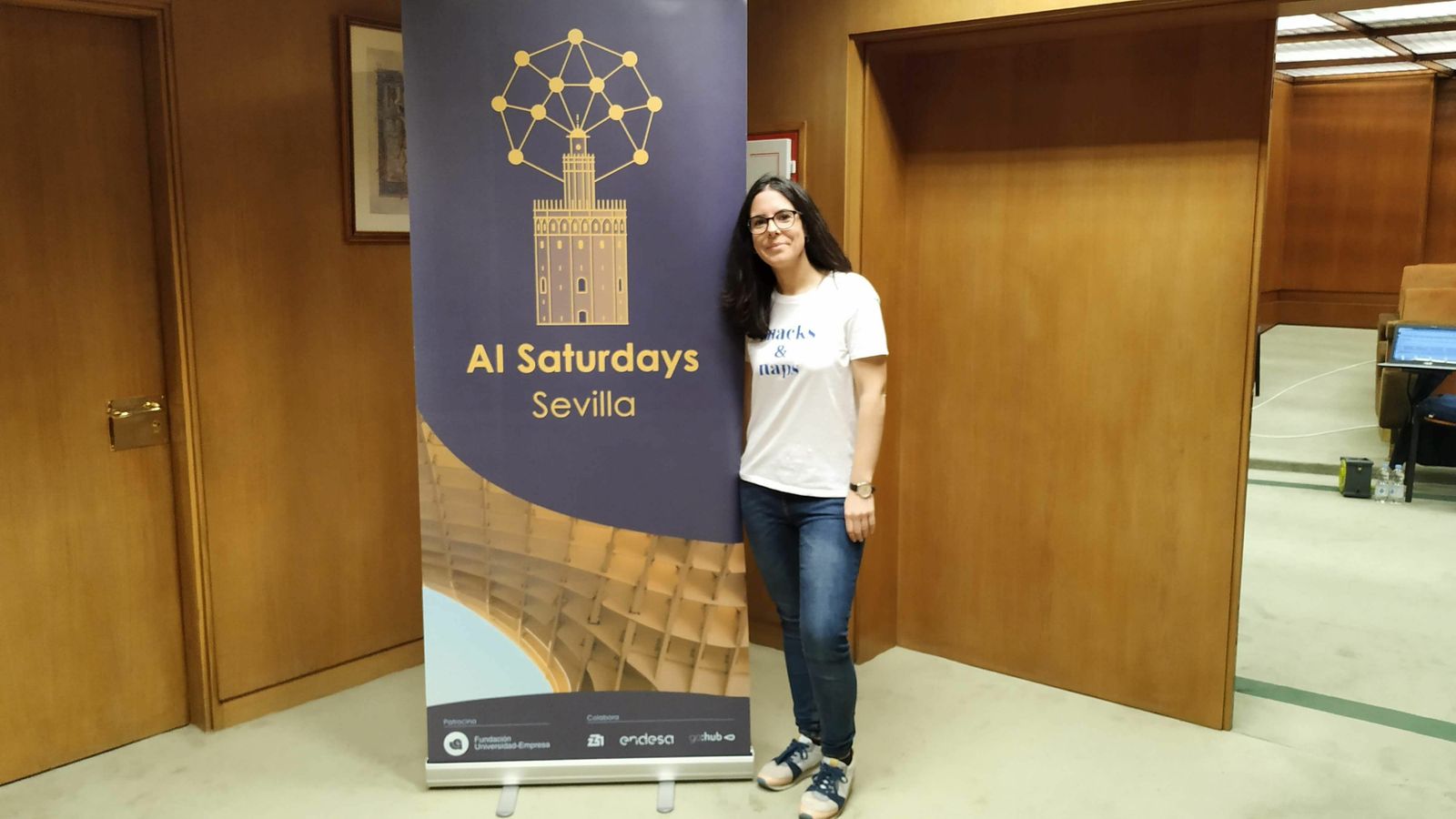 La joven ingeniera huercalense Cristina Uribe.