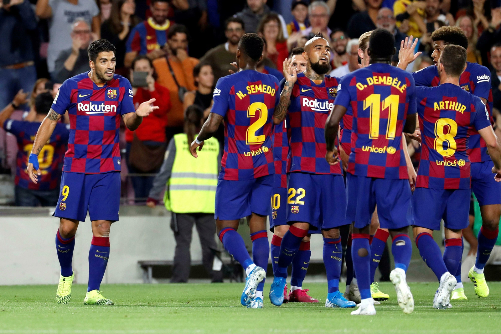 Las imágenes del Barcelona-Sevilla Las imágenes del Barcelona-Sevilla