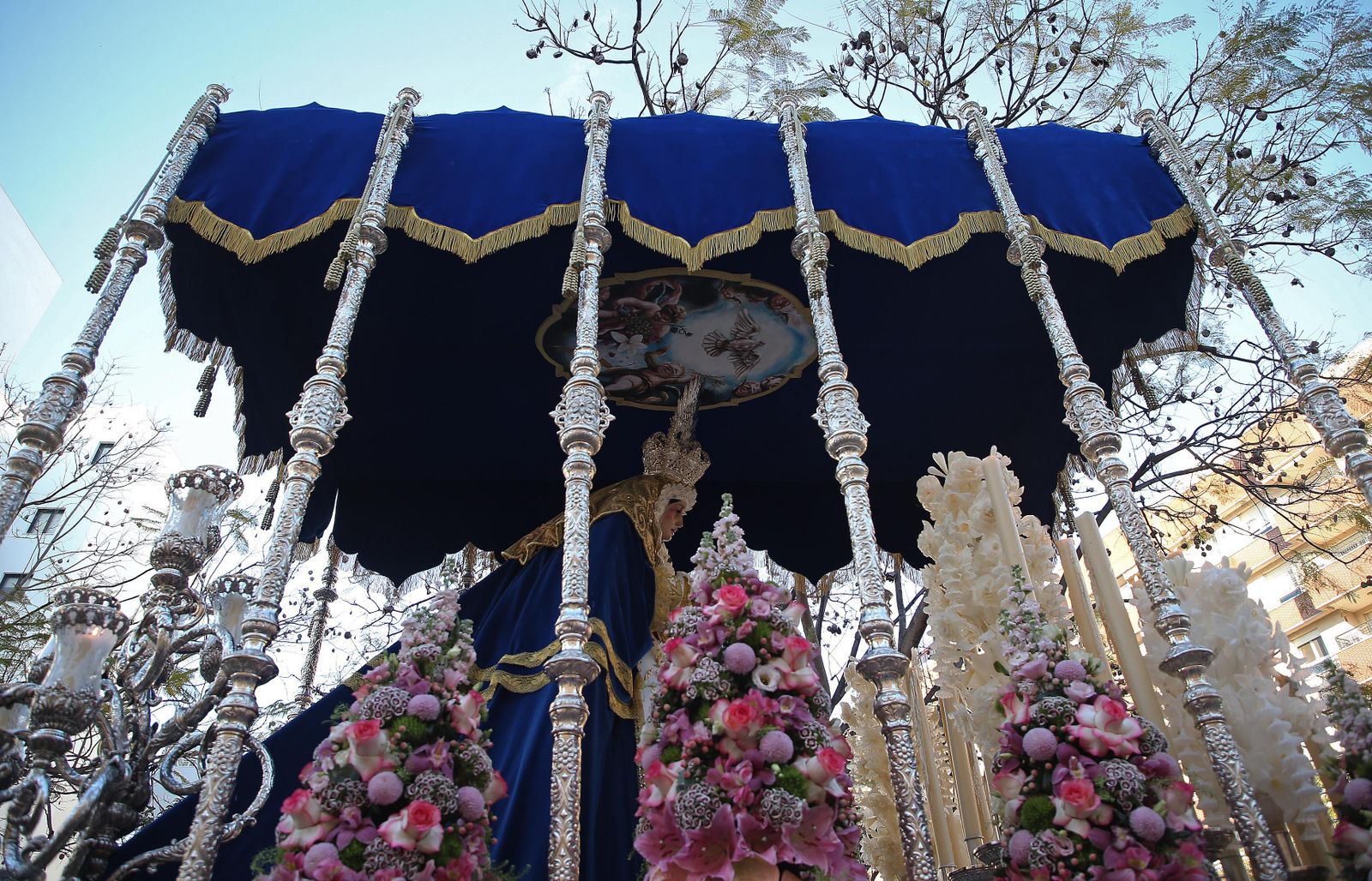 Fotos del Domingo de Ramos en Algeciras: Borriquita y Oración en el Huerto