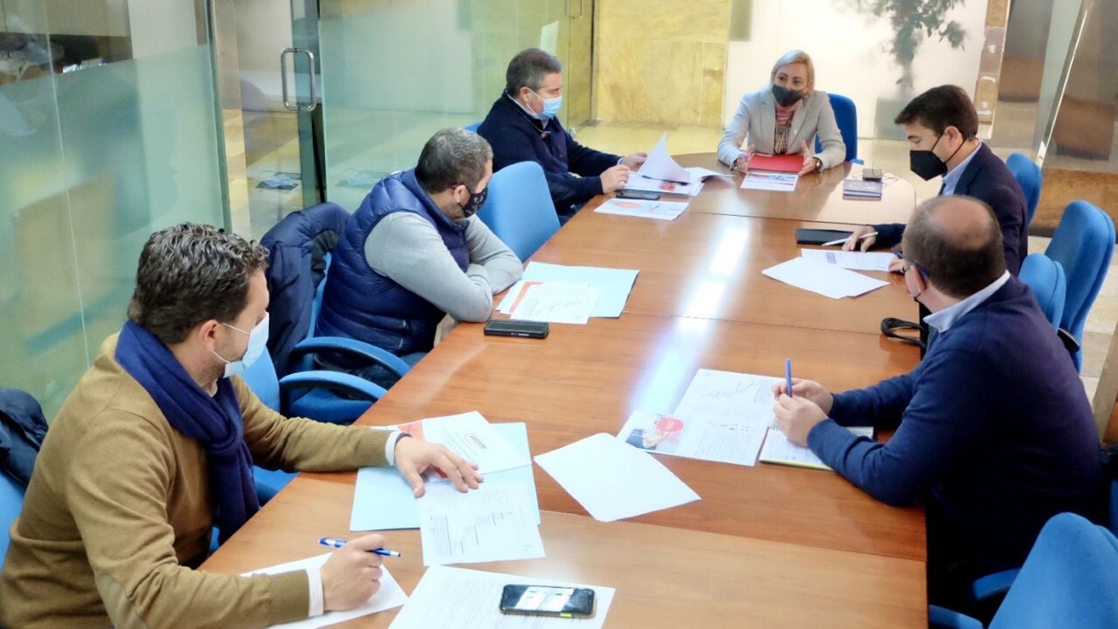 Reunión en el marco del Plan Estratégico de Comercio.
