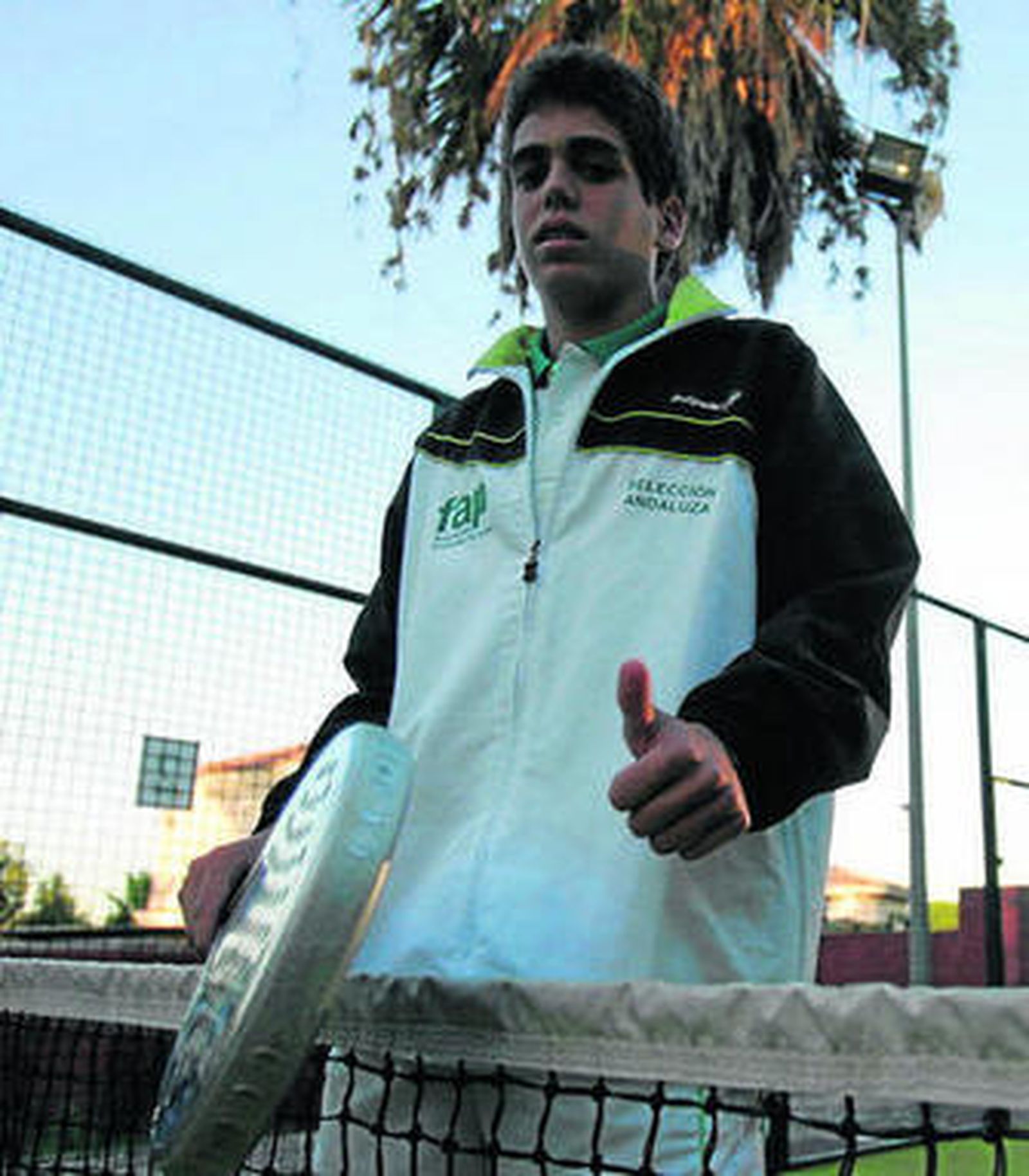 Julio Herrera, con el chándal de la selección andaluza.