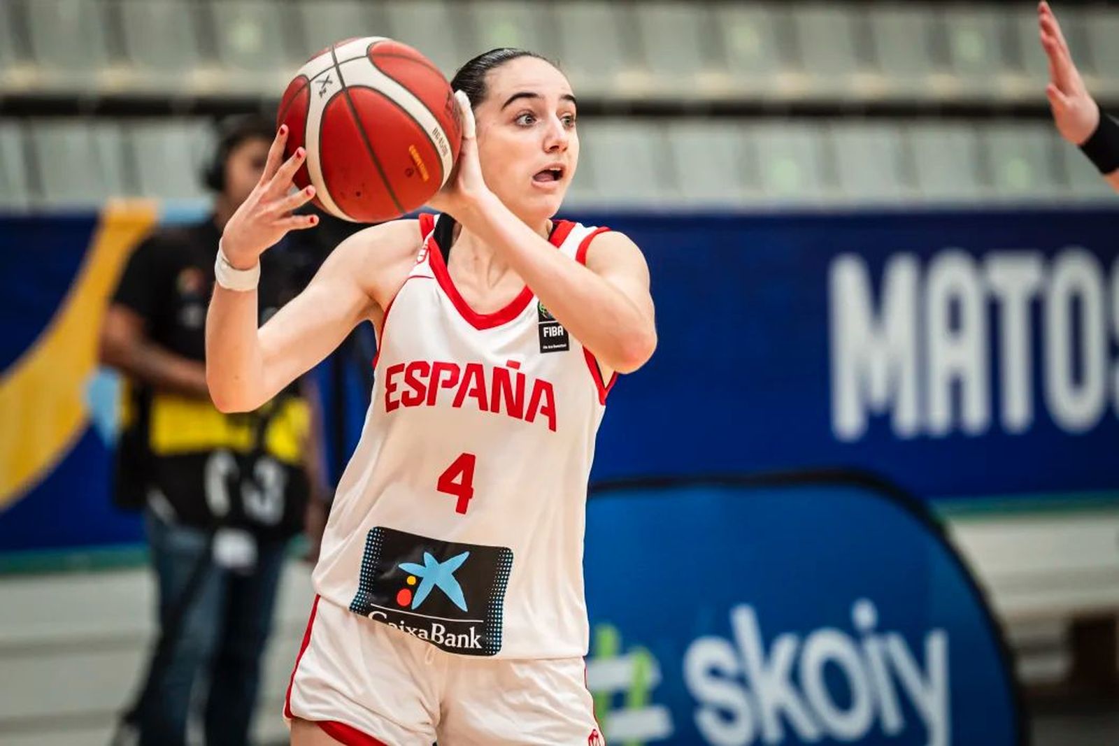 María Arrebola, a cuartos de final del Eurobasket sub 18