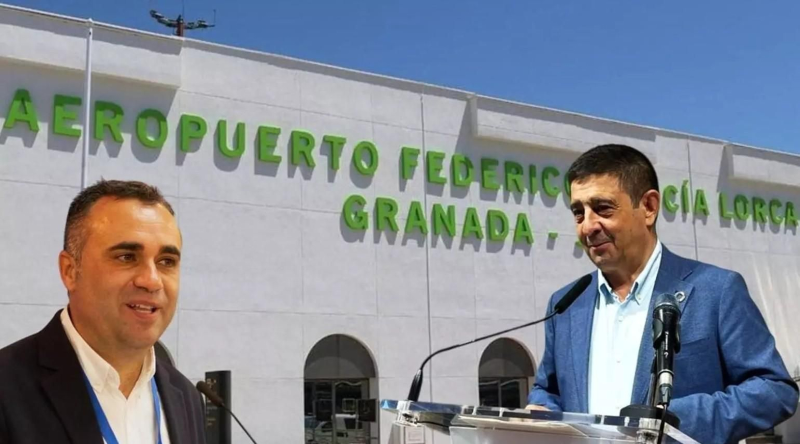 Los presidentes de las diputaciones de Granada y Jaén, Francisco Rodríguez y Francisco Reyes