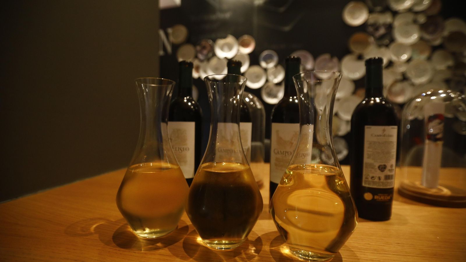 Fueron varias las referencias que los comensales pudieron degustar de Bodega Campo Elíseo (Rueda y Toro)