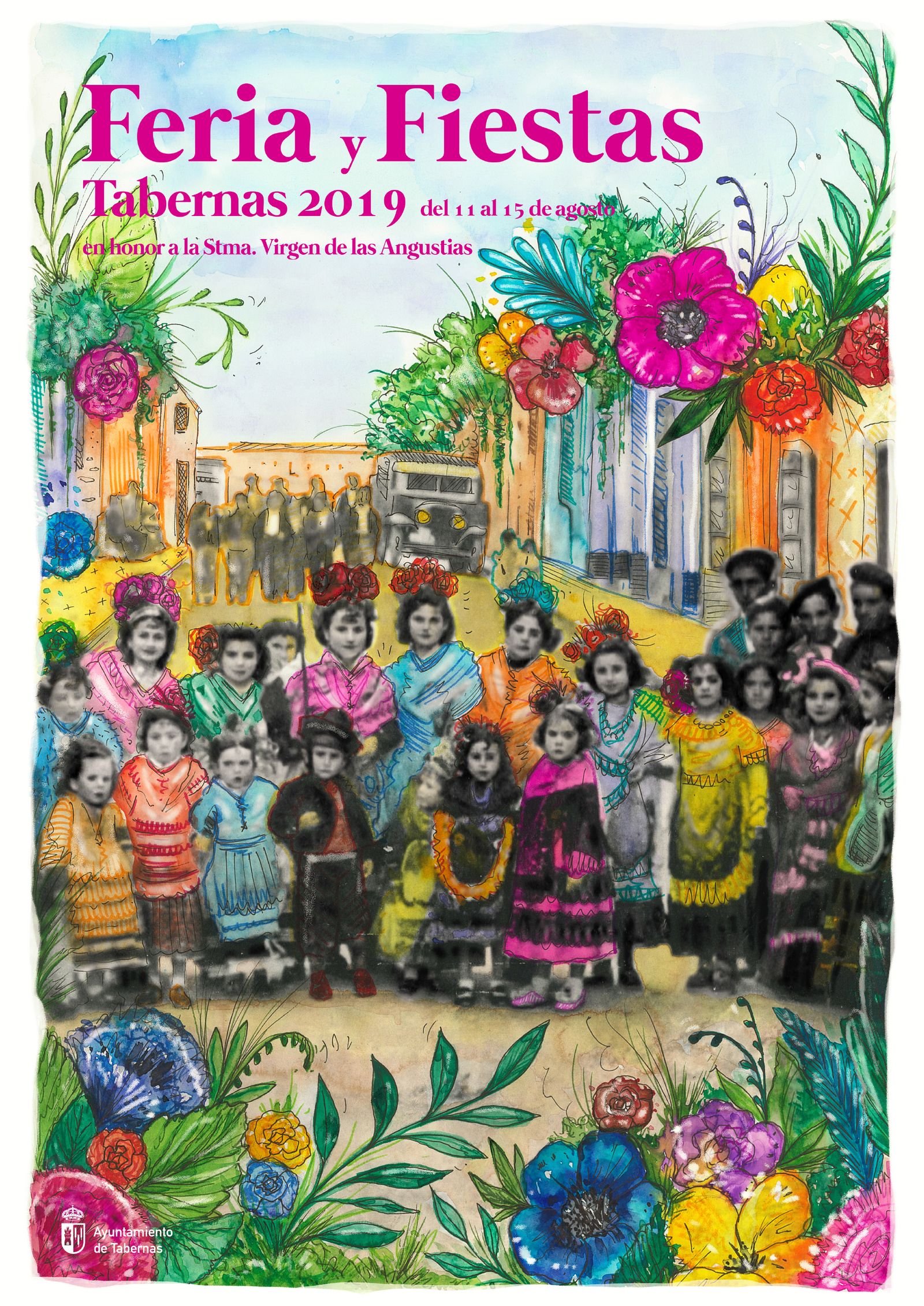 Cartel de la feria de Tabernas 2019.