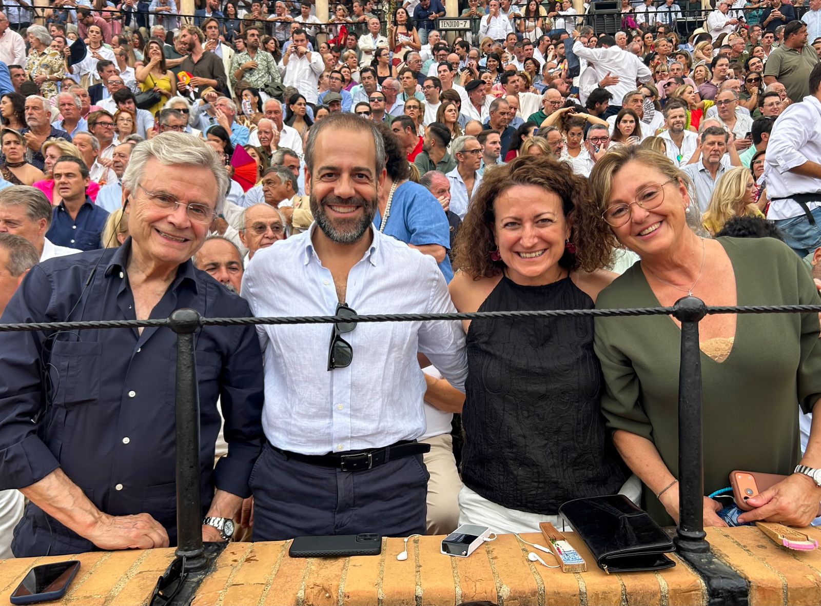 Ana Pegalajar, Nieves Romero, Alonso Araújo y Manuel Cardoso