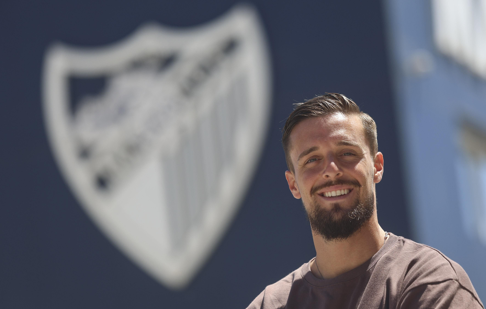 Las imágenes de la entrevista a Genaro Rodríguez, jugador del Málaga