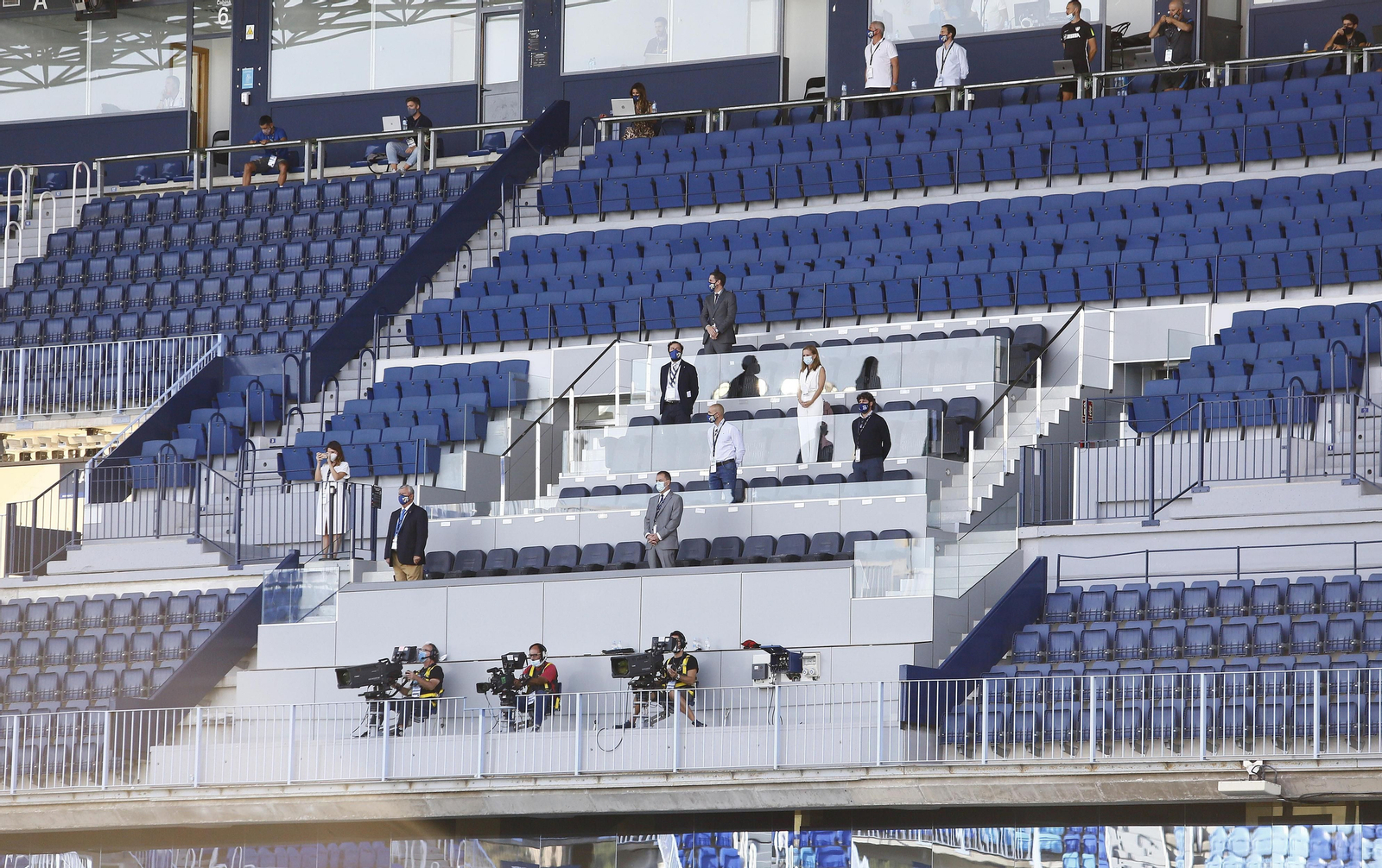 Cuatro años del administrador judicial en el Málaga CF, en fotos