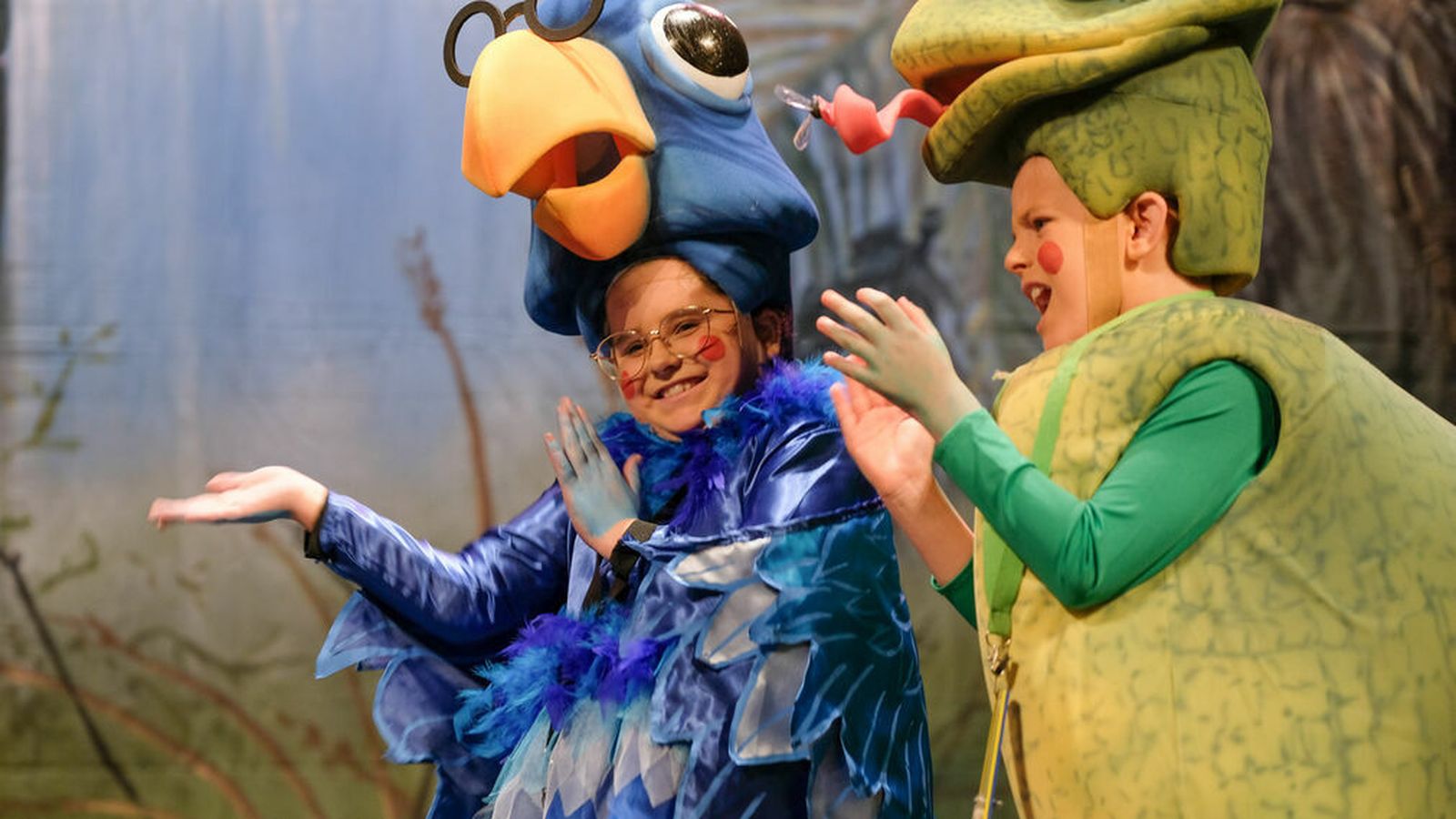 Dos integrantes del cuarteto 'Semo salvaje'.