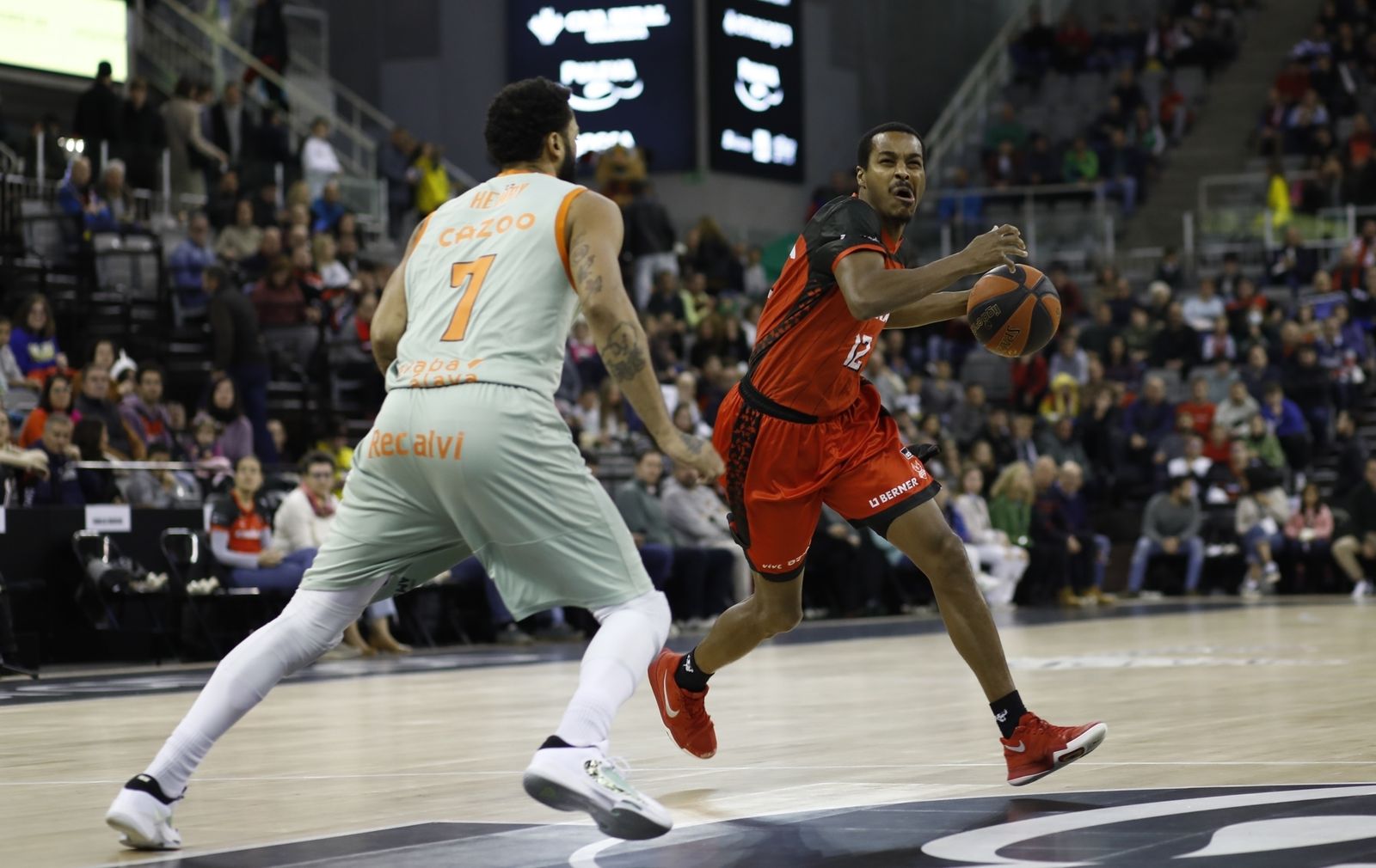 Alex Renfroe, en el partido ante Baskonia.