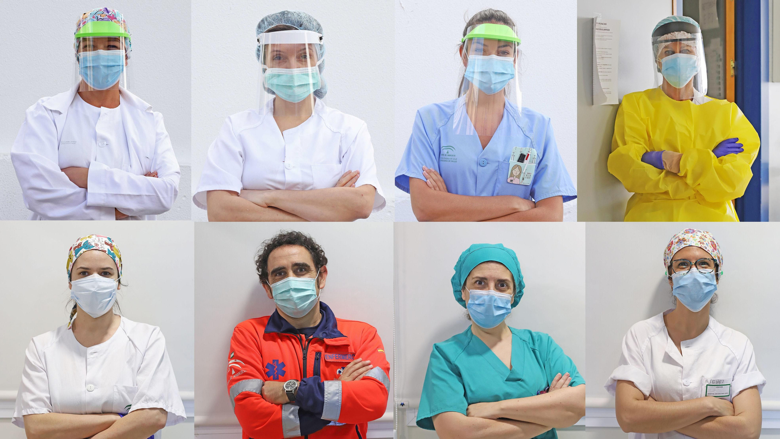 Galería: homenaje a los sanitarios del hospital de Jerez por el Día de la Enfermería